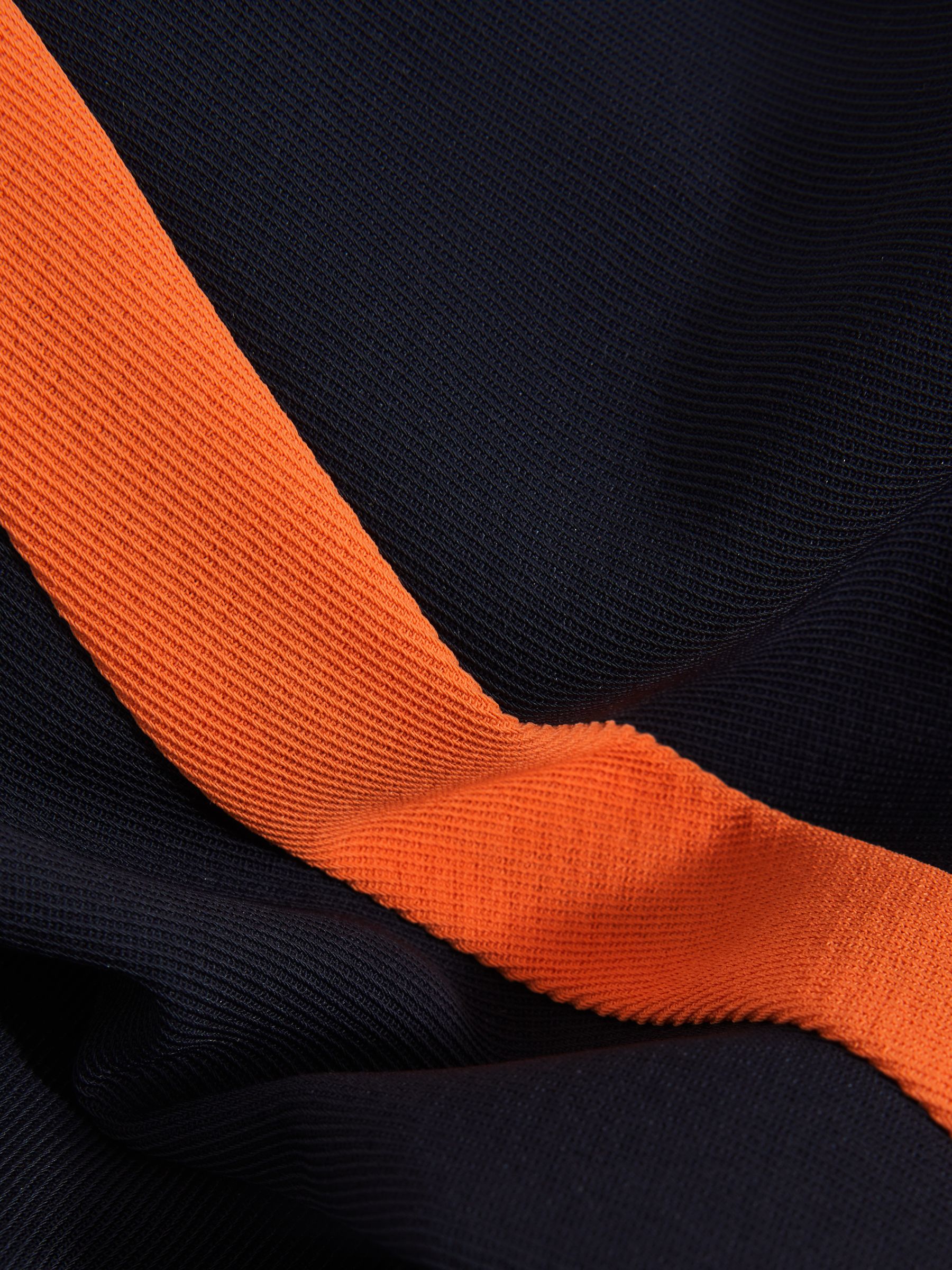 McLaren F1 Side Stripe Drawstring Trousers in Navy/Papaya - Image 8 of 8