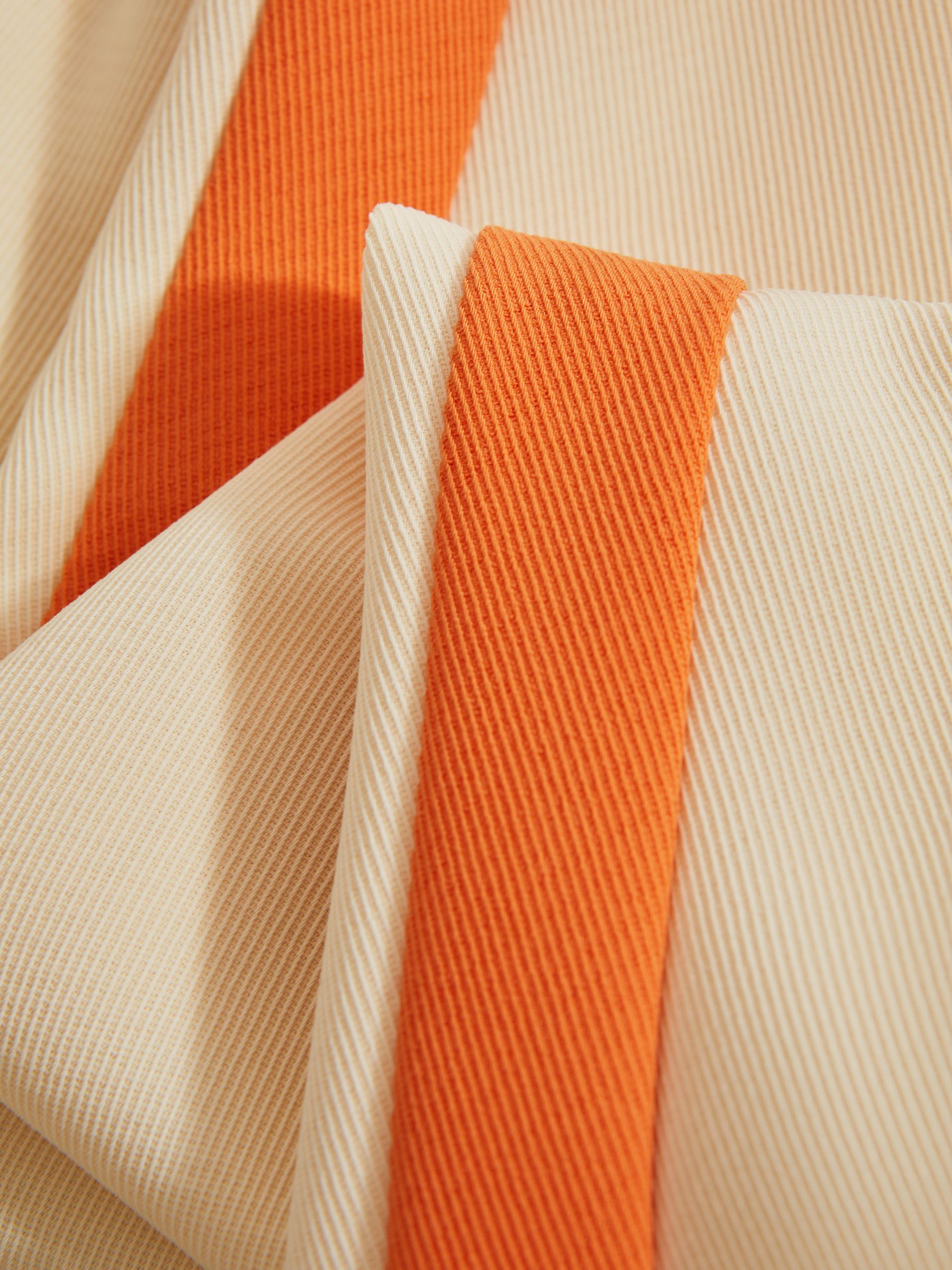 McLaren F1 Side Stripe Drawstring Trousers in Off White/Papaya - Image 7 of 7