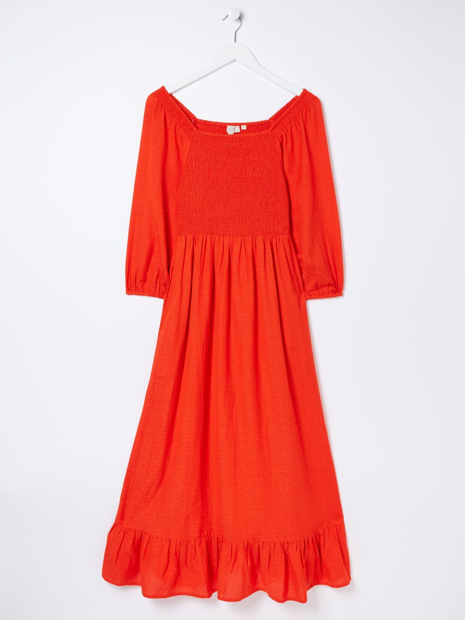 Red Adele Midi Dress - Image 6 of 6