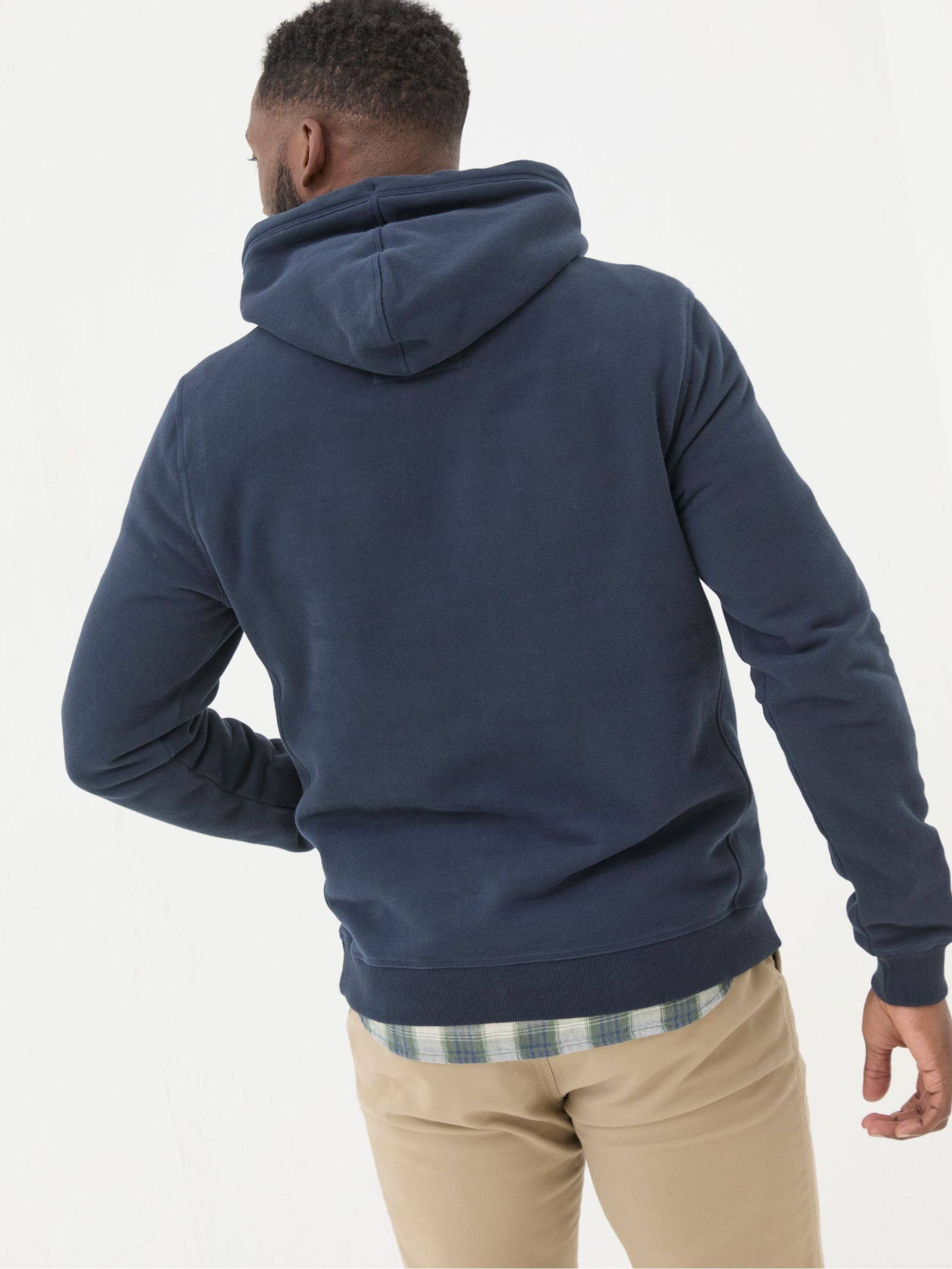 Brooke Navy Blue Overhead Hoodie - Image 2 of 6