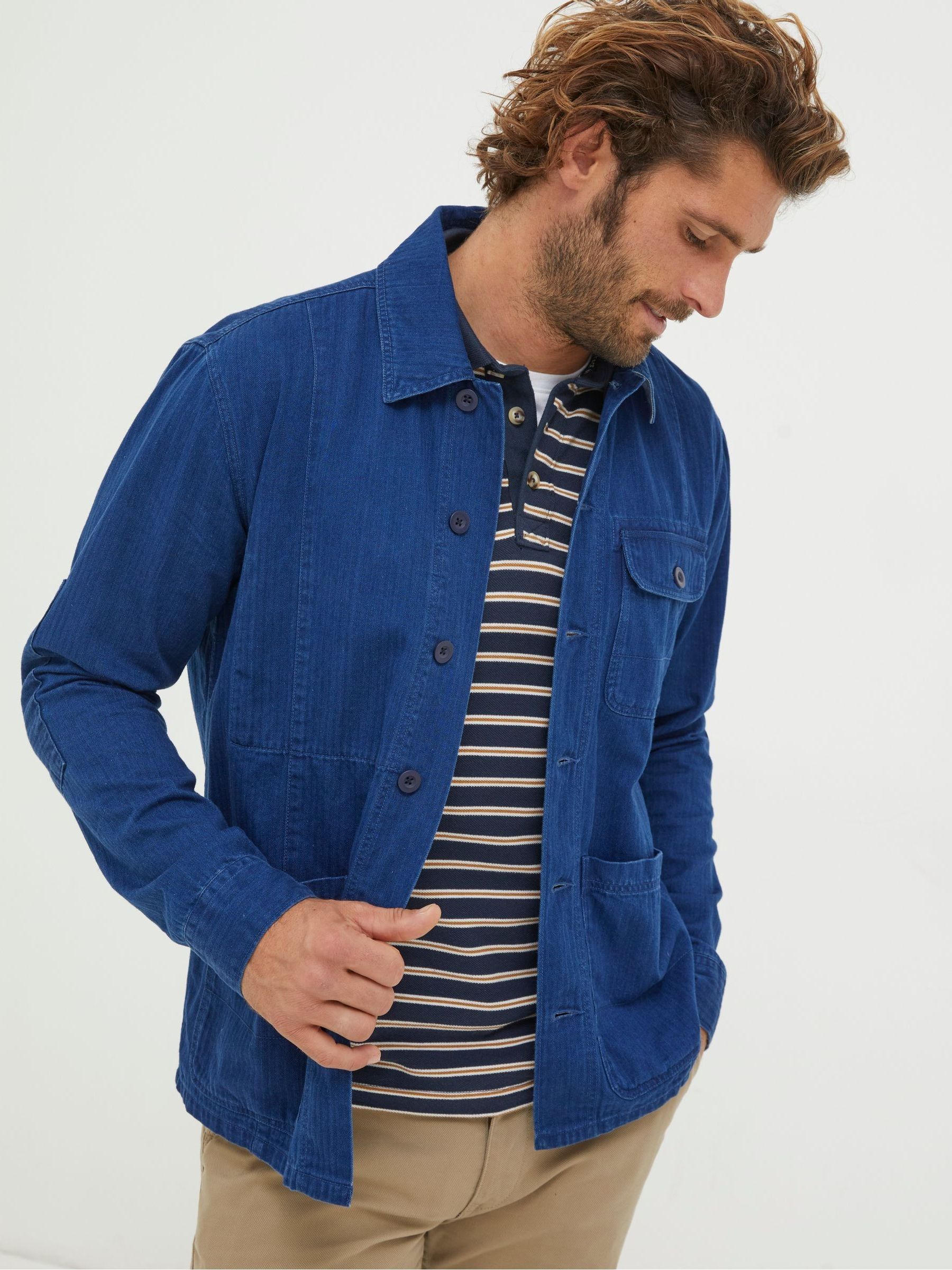 Blue Worker Jacket - Image 1 of 6