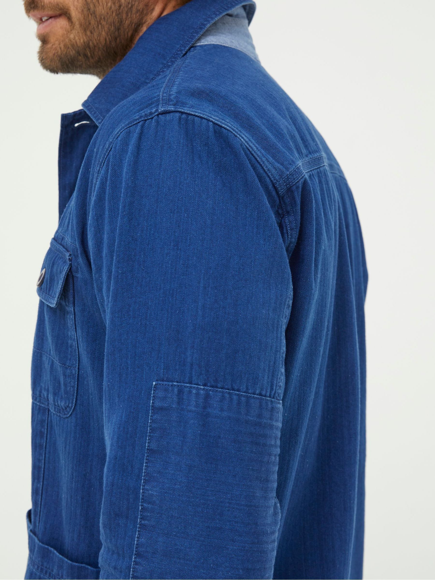 Blue Worker Jacket - Image 4 of 6