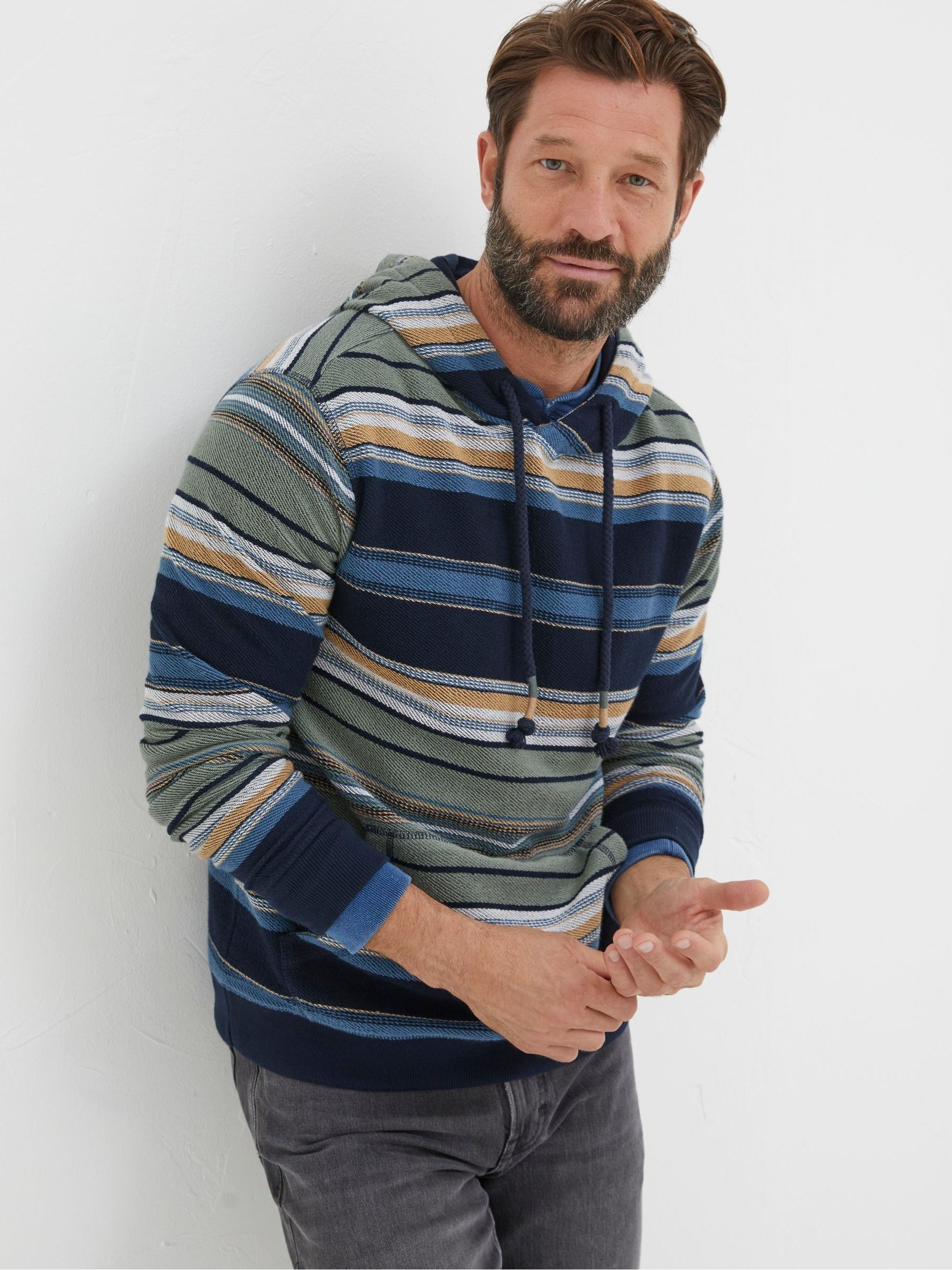 Blue Trescowe Overhead Hoodie - Image 4 of 7