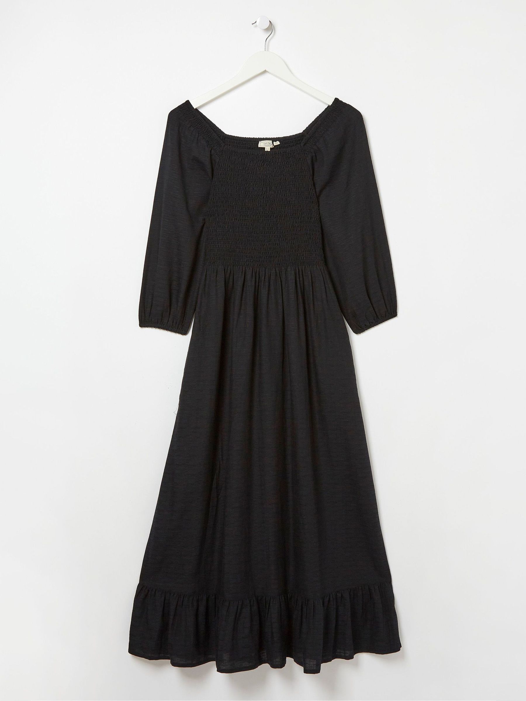Black Adele Midi Dress - Image 5 of 5 Black Adele Midi Dress - Image 5 of 5