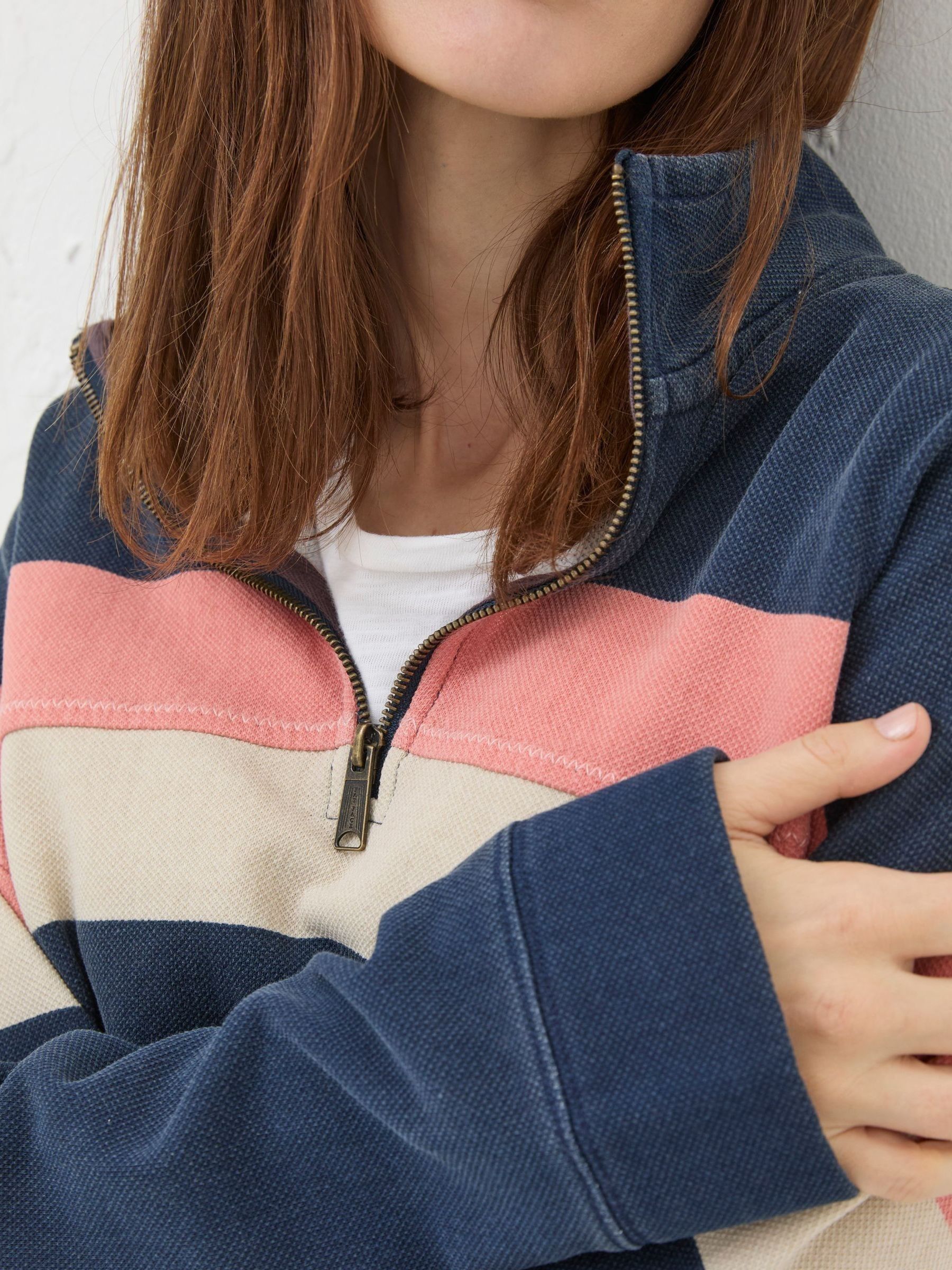 Blue Relaxed Airlie Colour Block Sweatshirt - Image 4 of 5