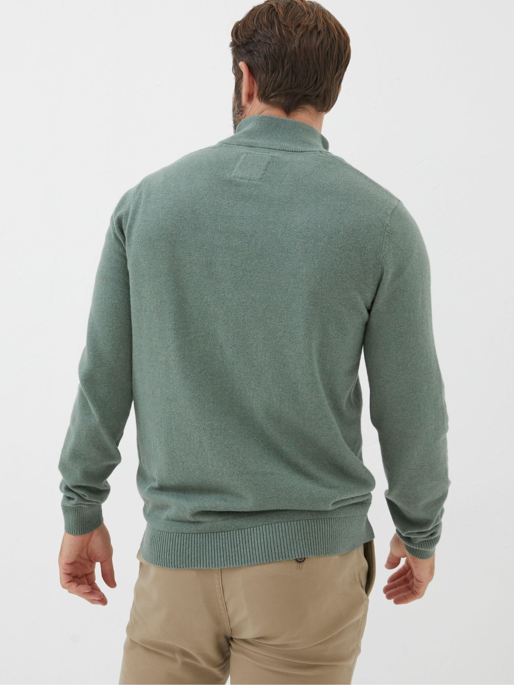 Braunton Green Half Neck Jumper - Image 2 of 5