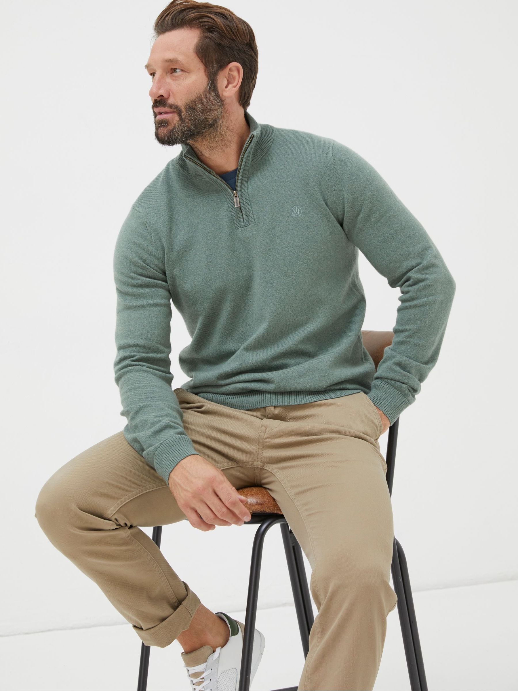 Braunton Green Half Neck Jumper - Image 3 of 5