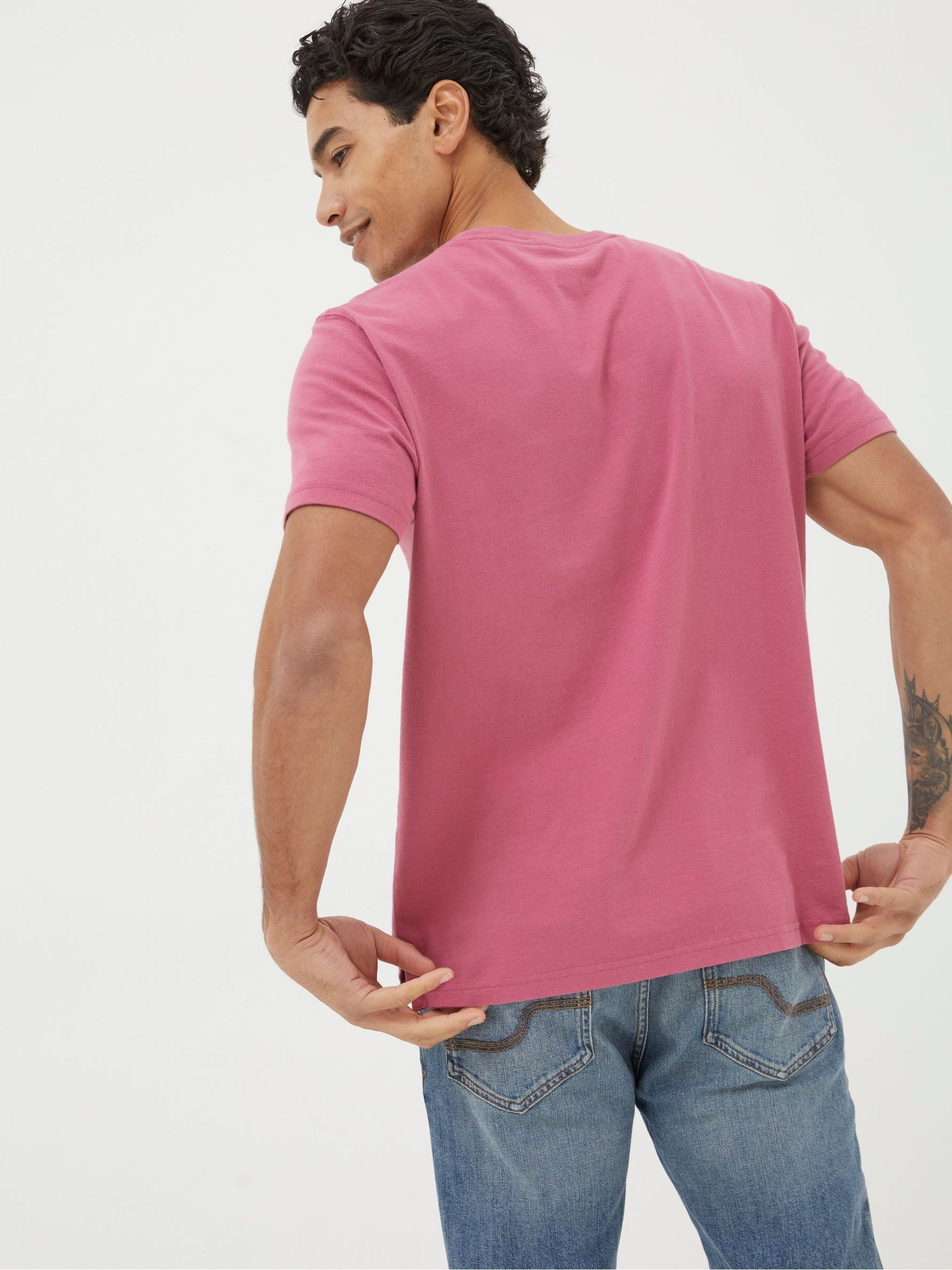 Lulworth Pink Crew T-Shirt - Image 2 of 5