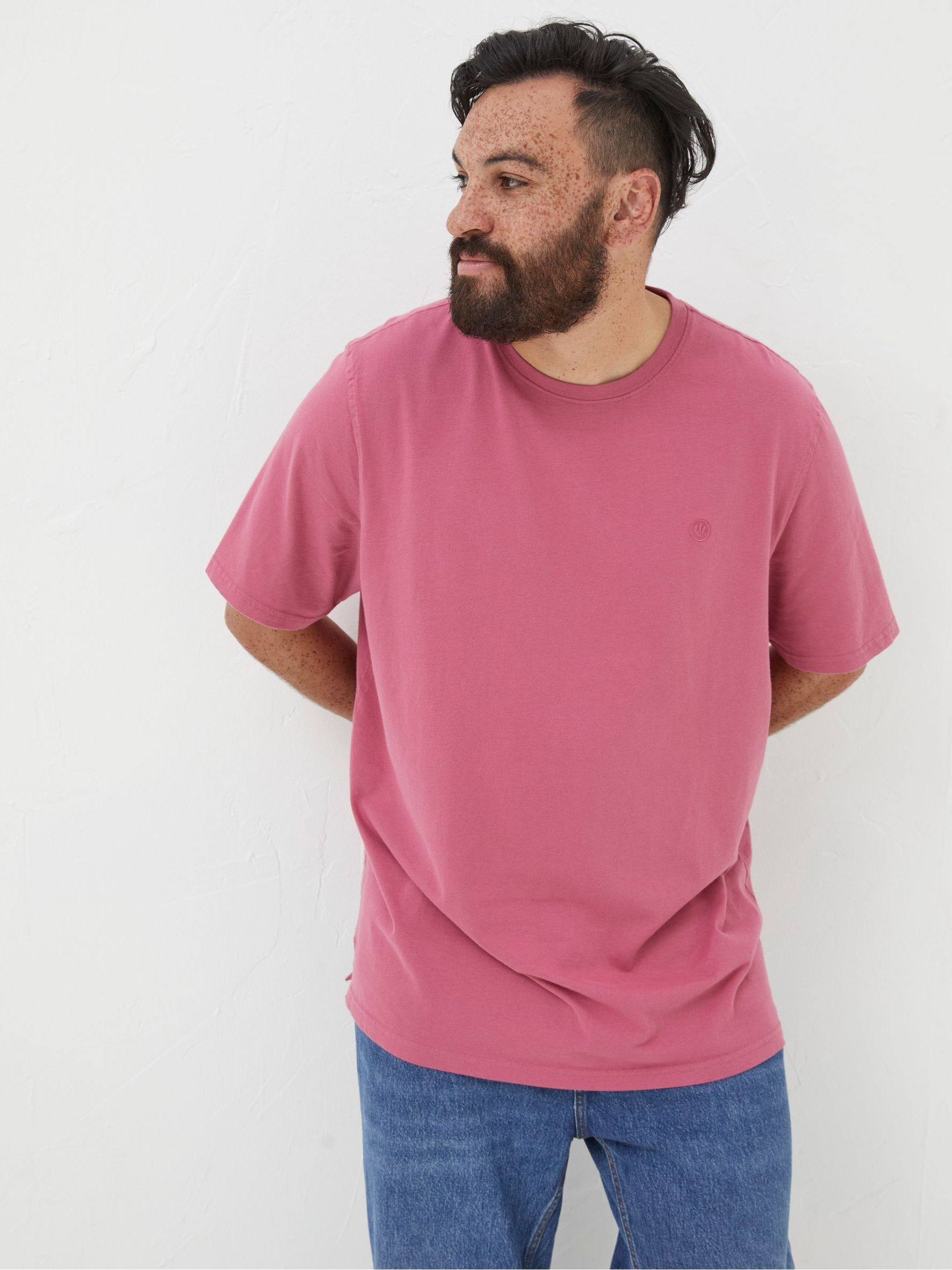 Lulworth Pink Crew T-Shirt - Image 3 of 5