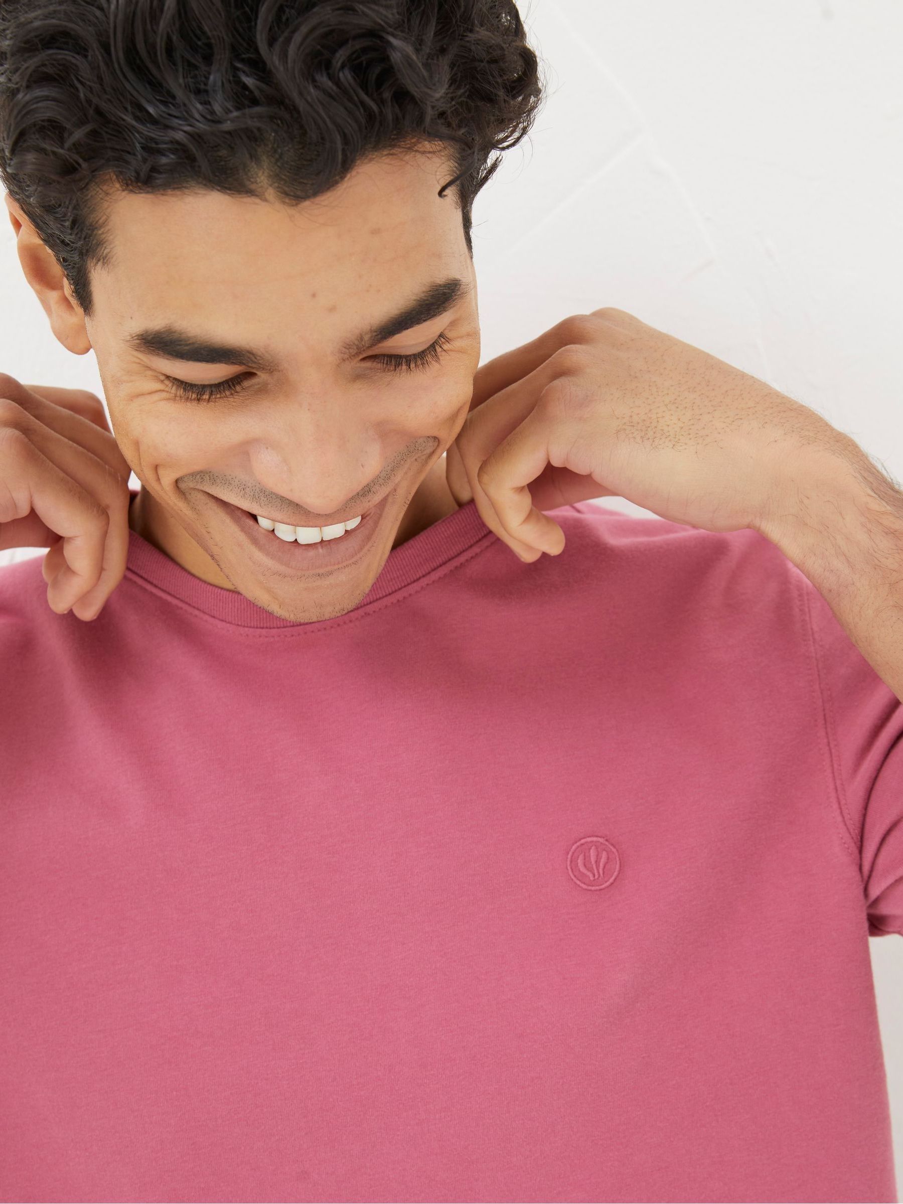 Lulworth Pink Crew T-Shirt - Image 4 of 5