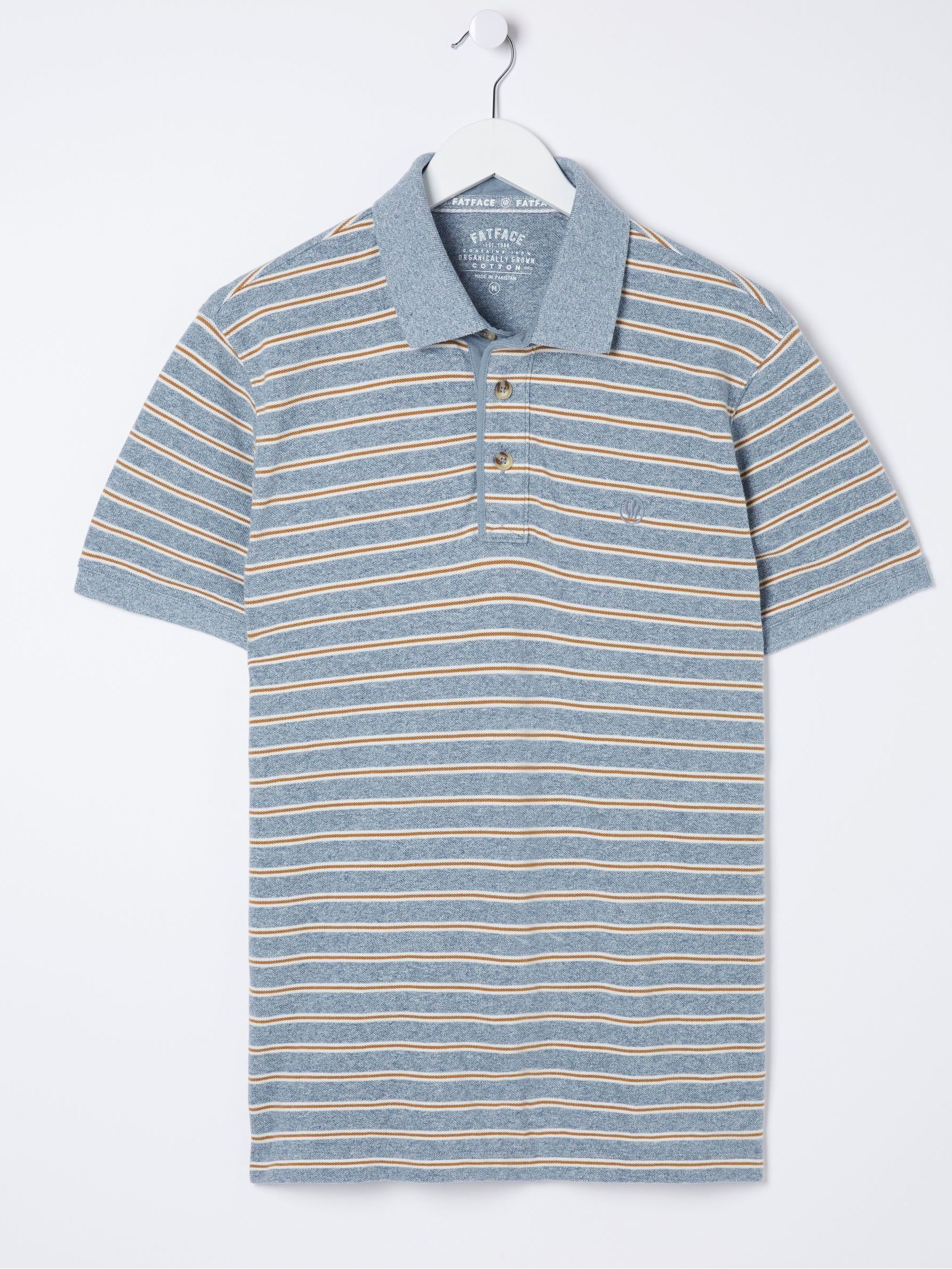 Blue Stripe Polo Shirt - Image 5 of 5
