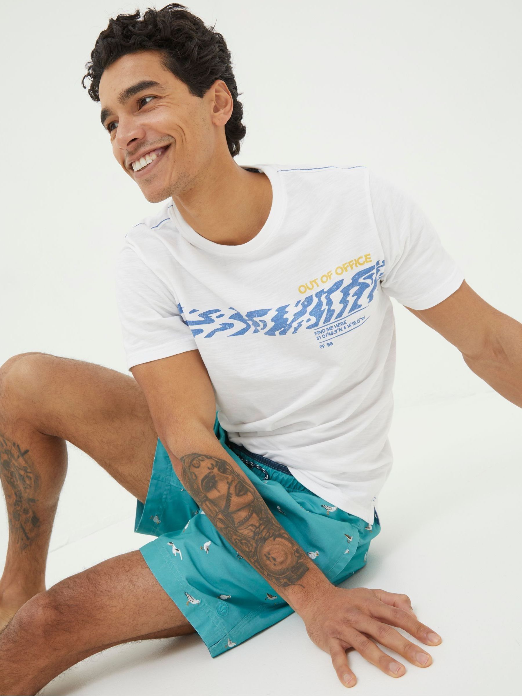White Out Of Office T-Shirt - Image 3 of 5