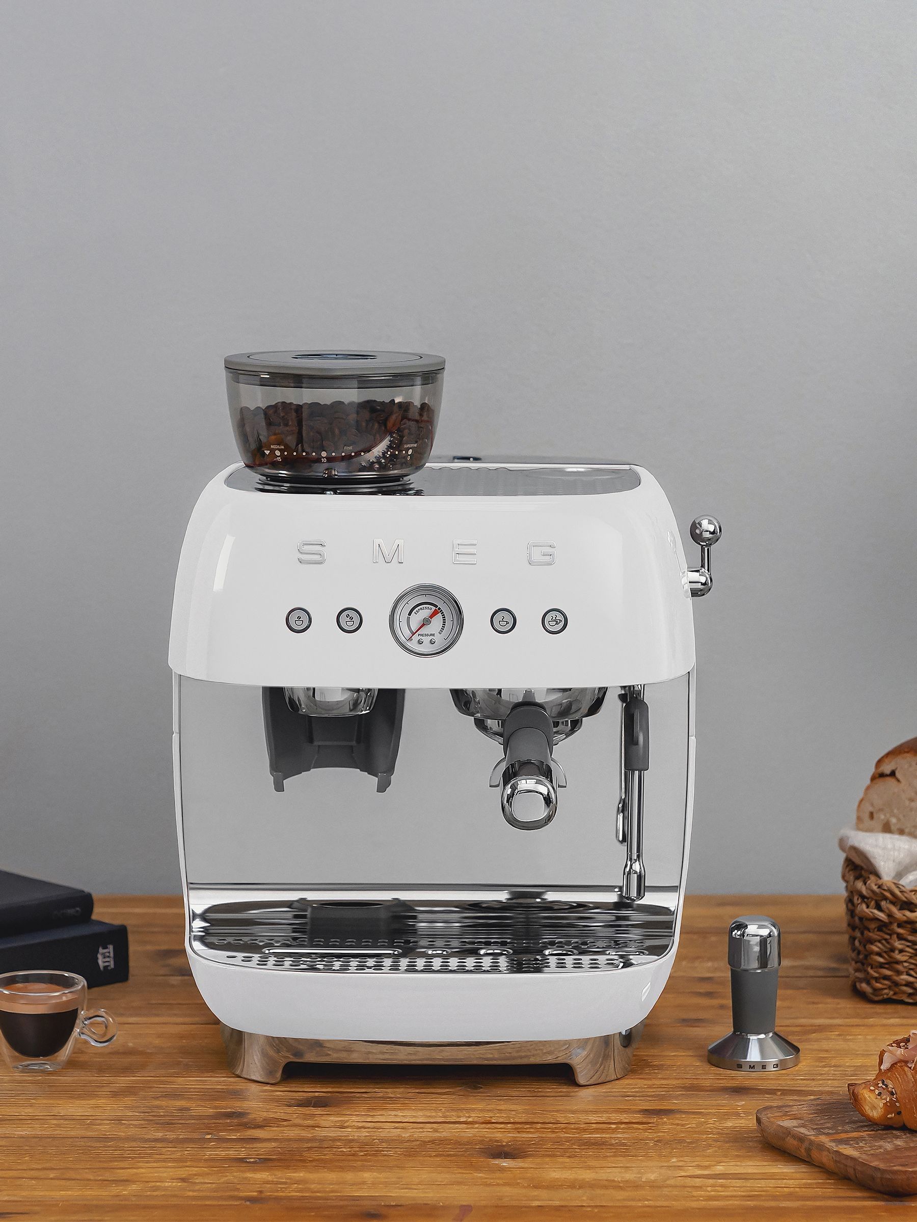 White Espresso Coffee Machine - Image 7 of 9