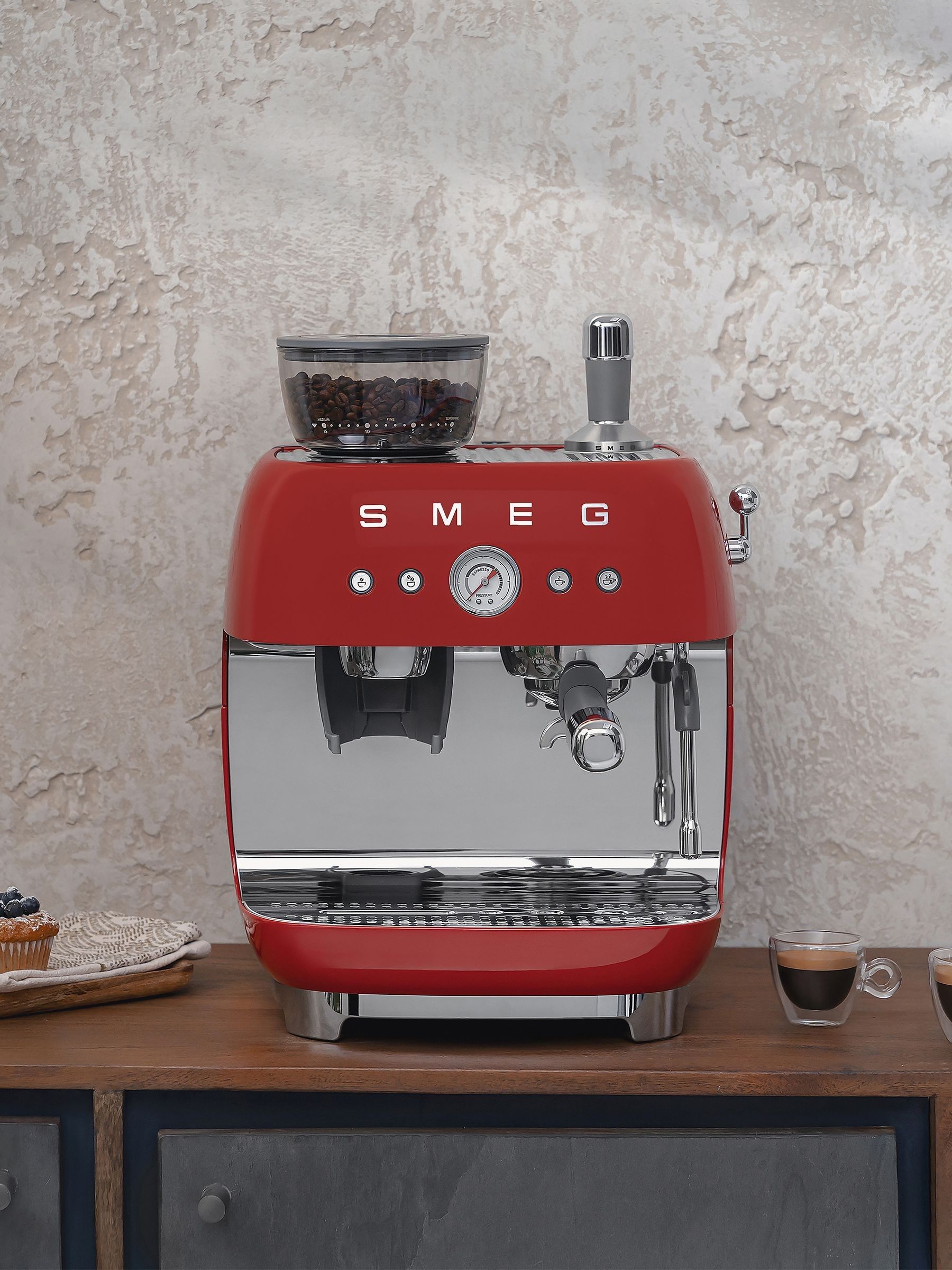 Red Espresso Coffee Machine - Image 7 of 10