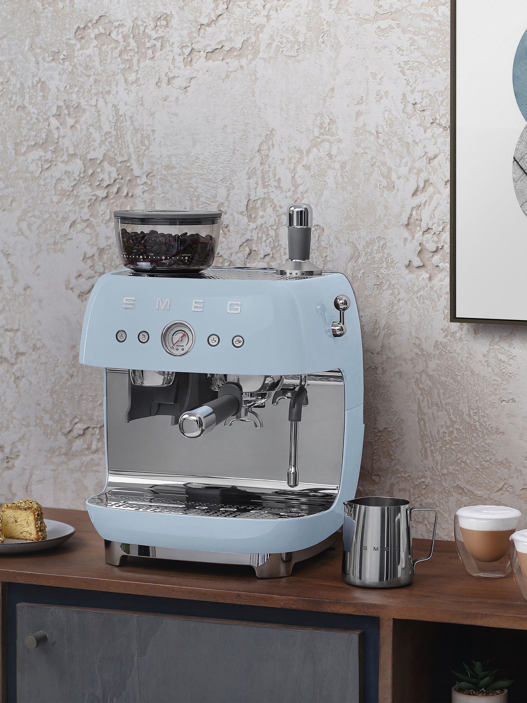 Pale Blue Espresso Coffee Machine - Image 7 of 10