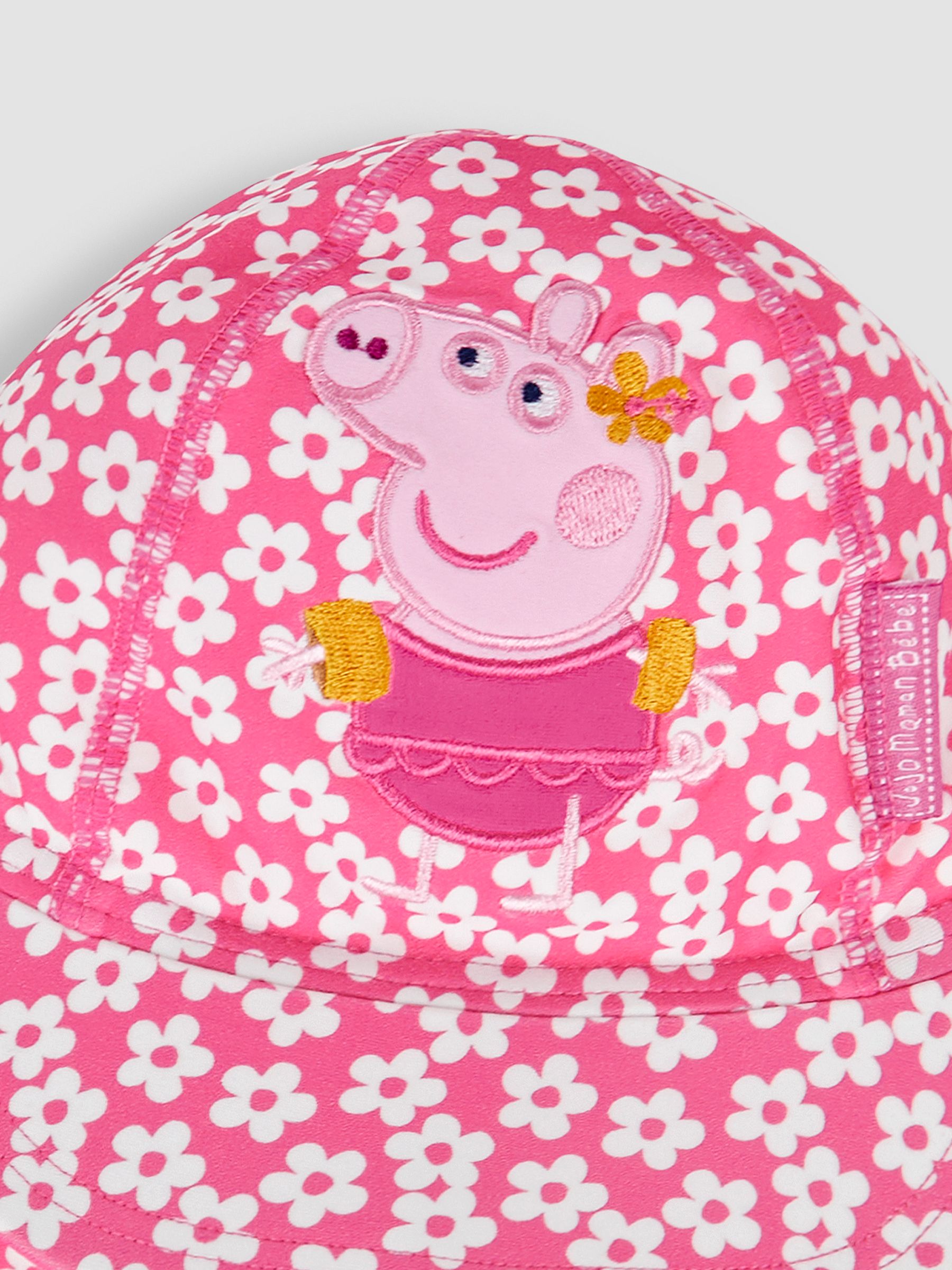 Pink Peppa Pig UPF 50 Sun Protection Hat - Image 3 of 4