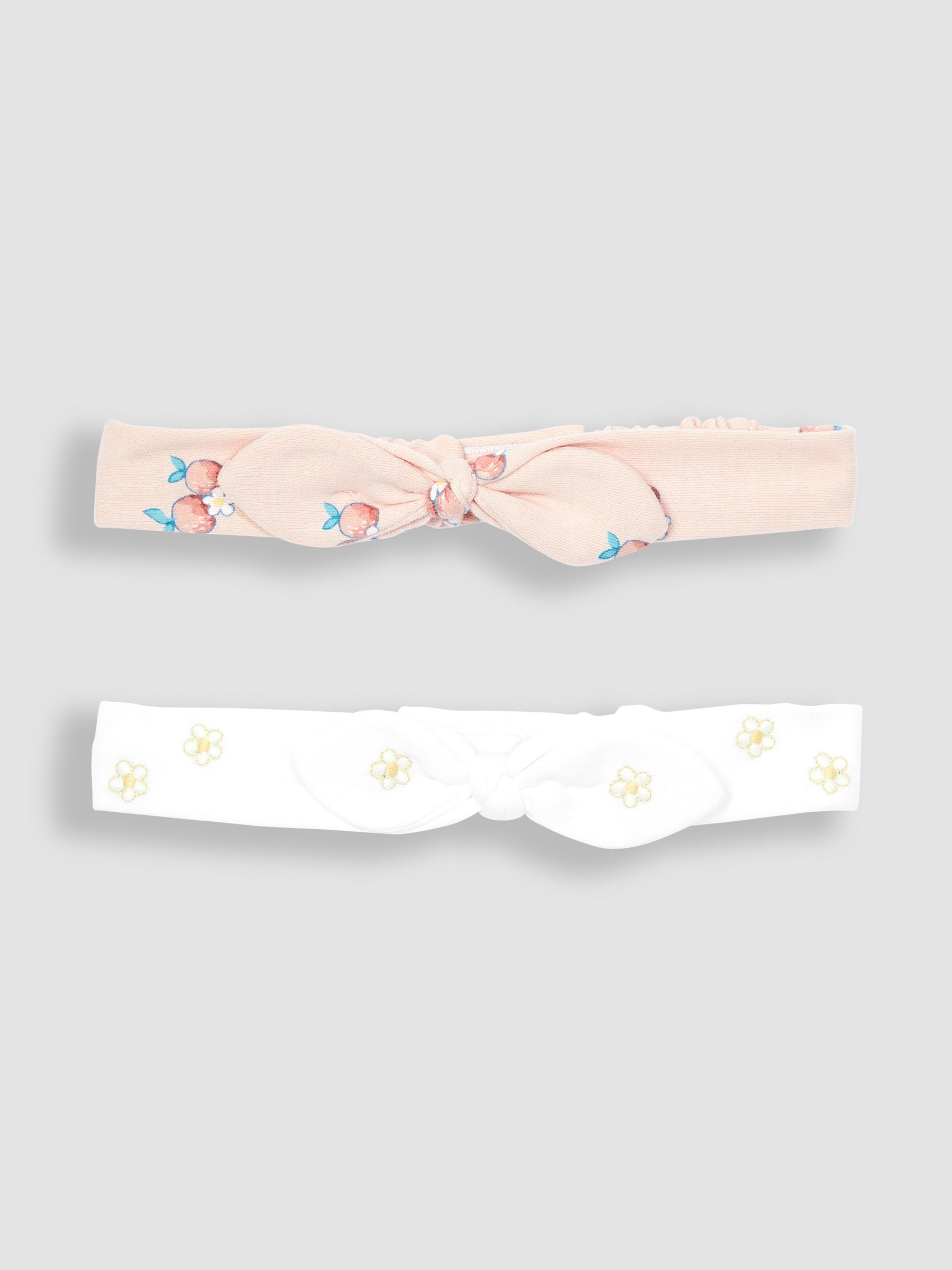 Coral Pink 2-Pack Pretty Headbands - Image 1 of 3