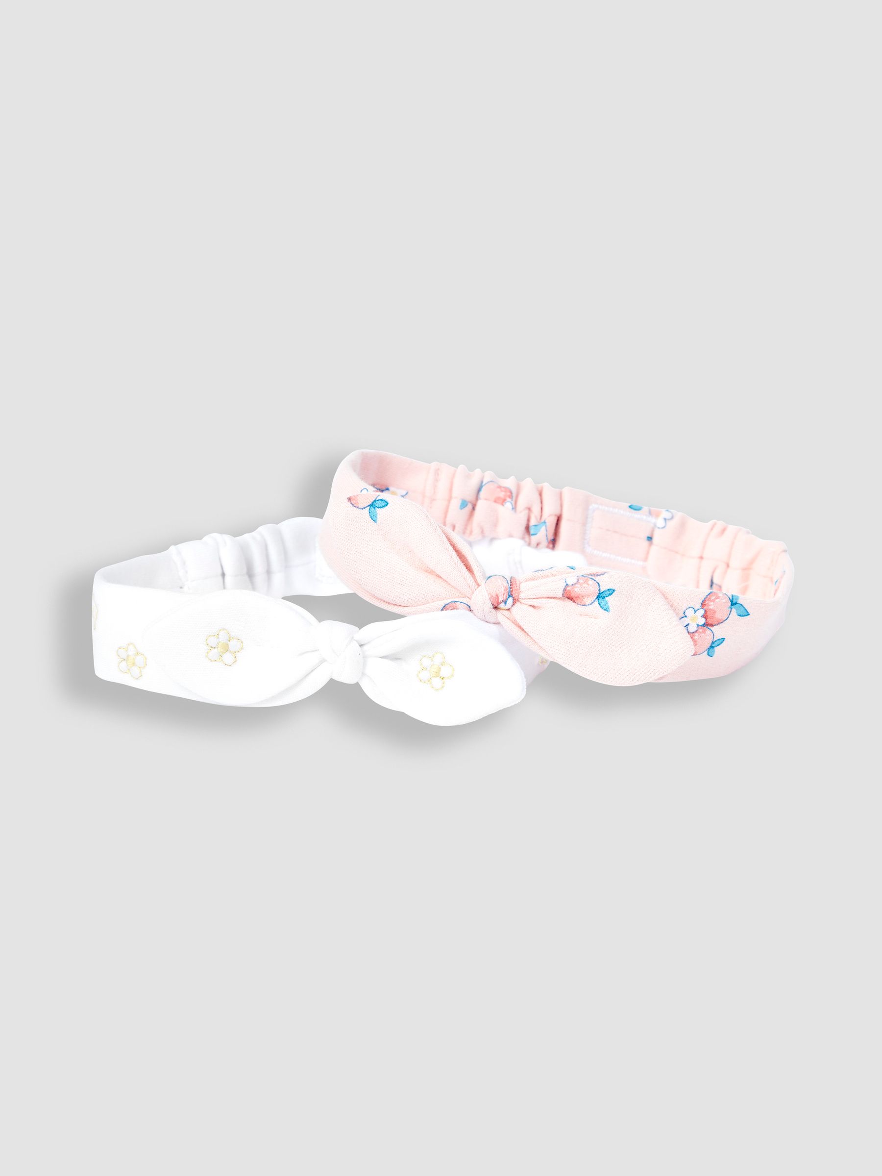 Coral Pink 2-Pack Pretty Headbands - Image 2 of 3
