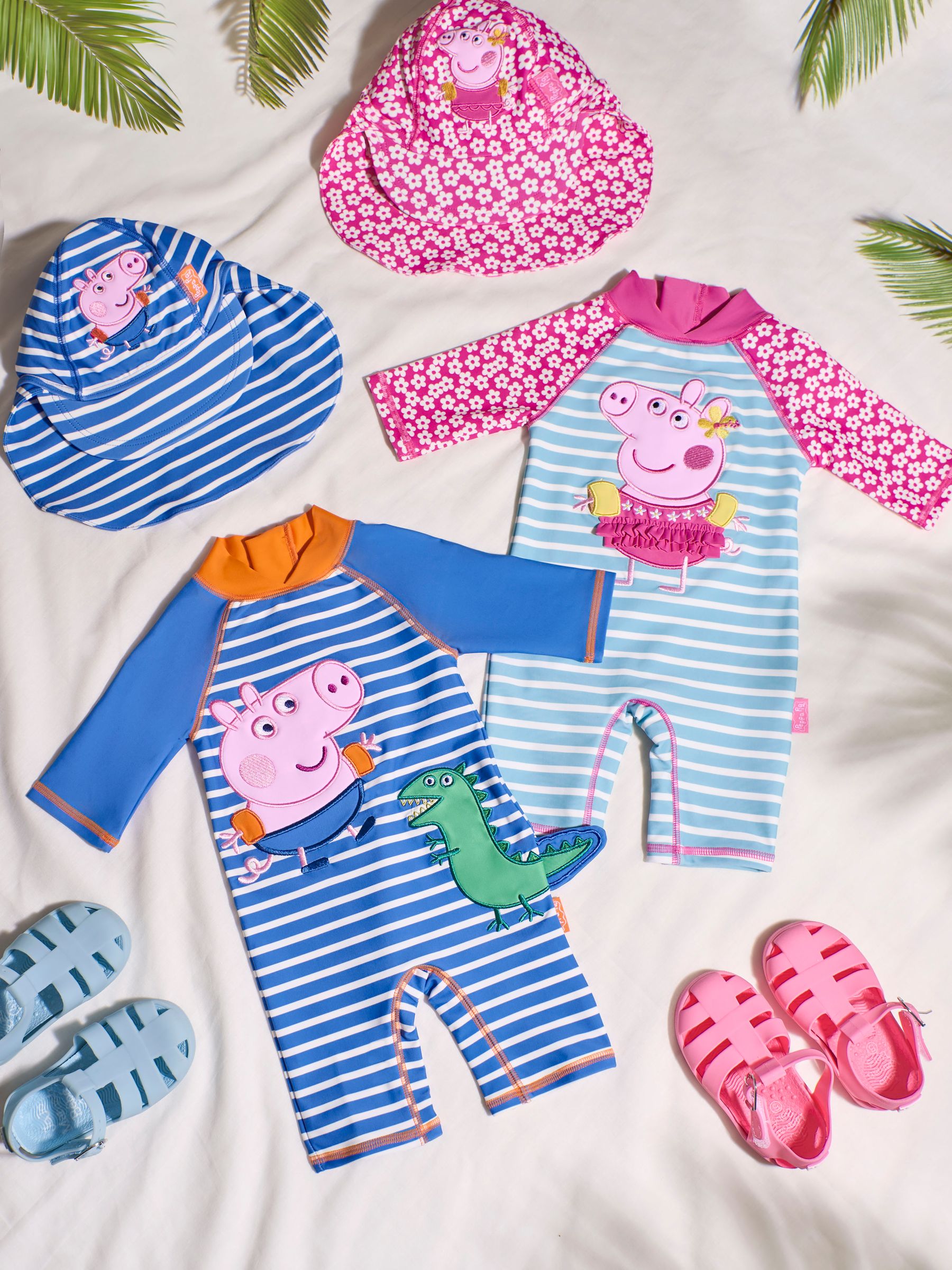 Blue Peppa Pig UPF 50 Sun Protection Hat - Image 4 of 4