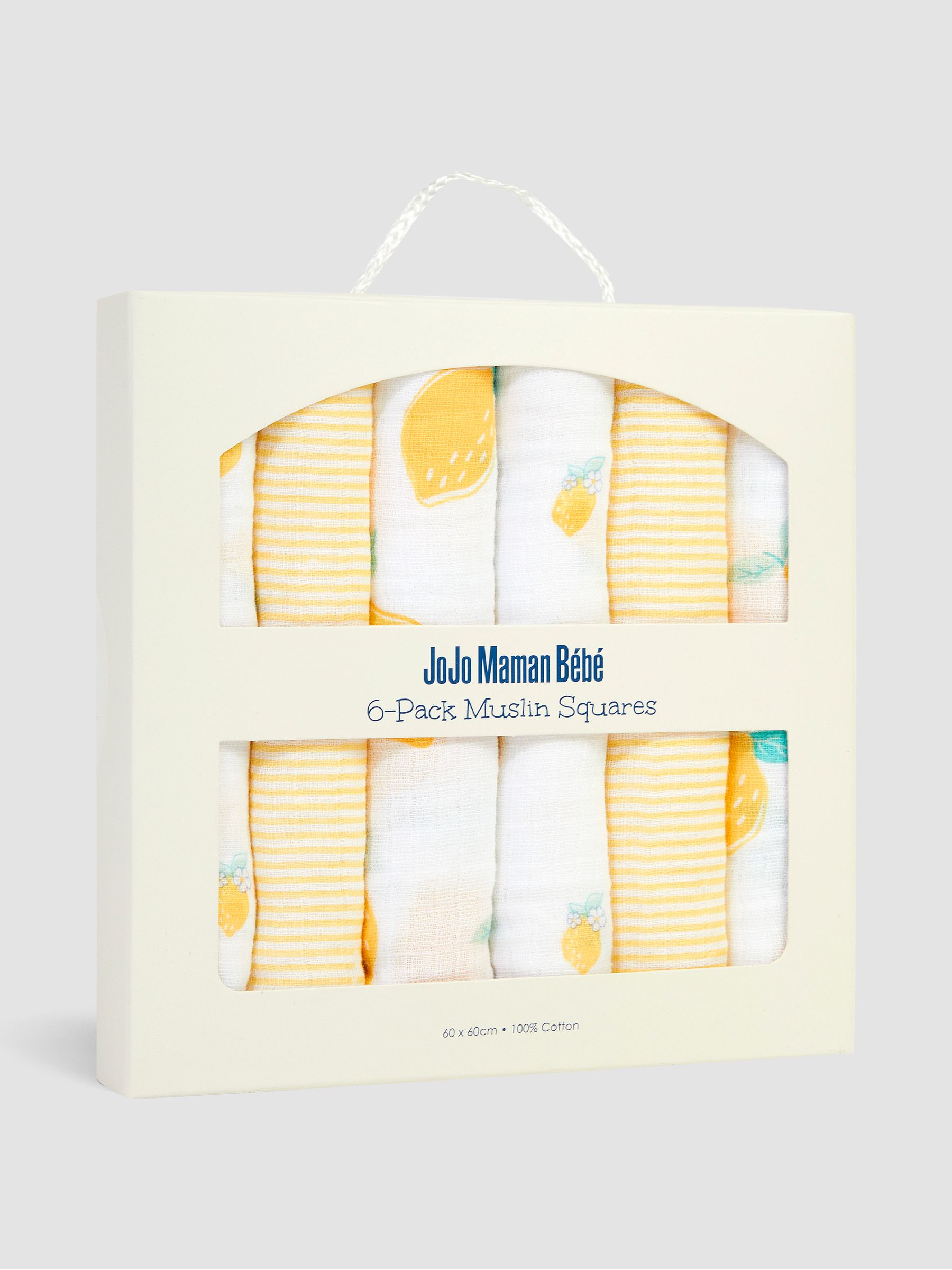 Yellow Lemons 6-Pack Muslins - Image 3 of 3