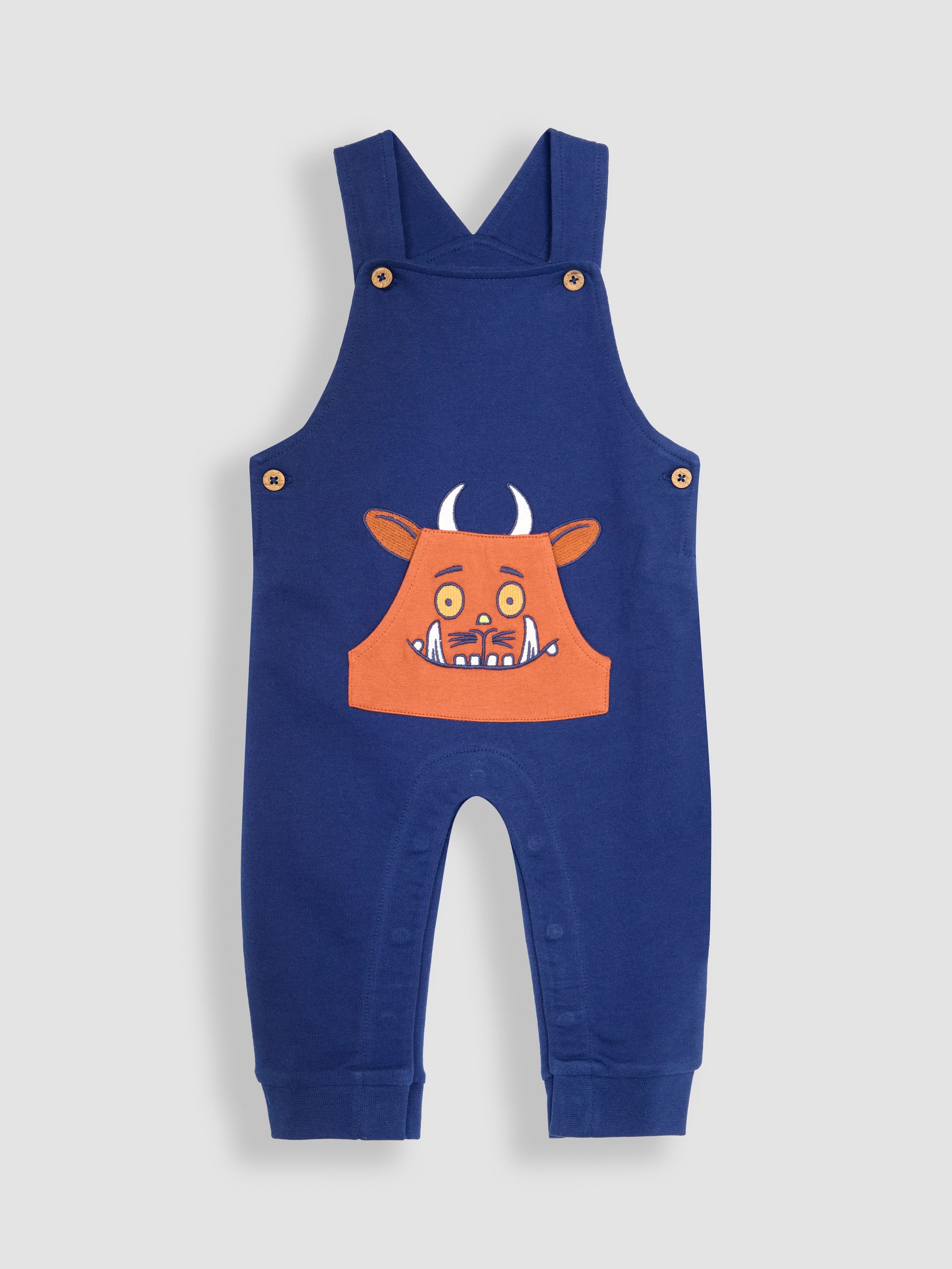2-Piece Gruffalo Dungarees & T-Shirt Set in Navy - Image 2 of 5