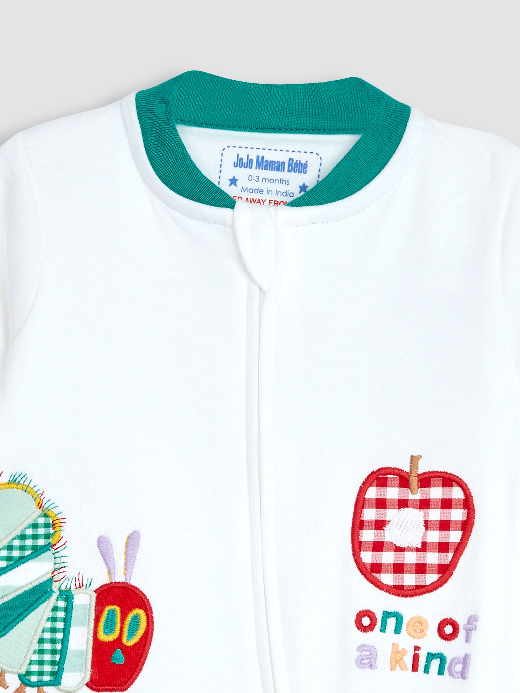 White The Very Hungry Caterpillar Sleepsuit - Image 2 of 4