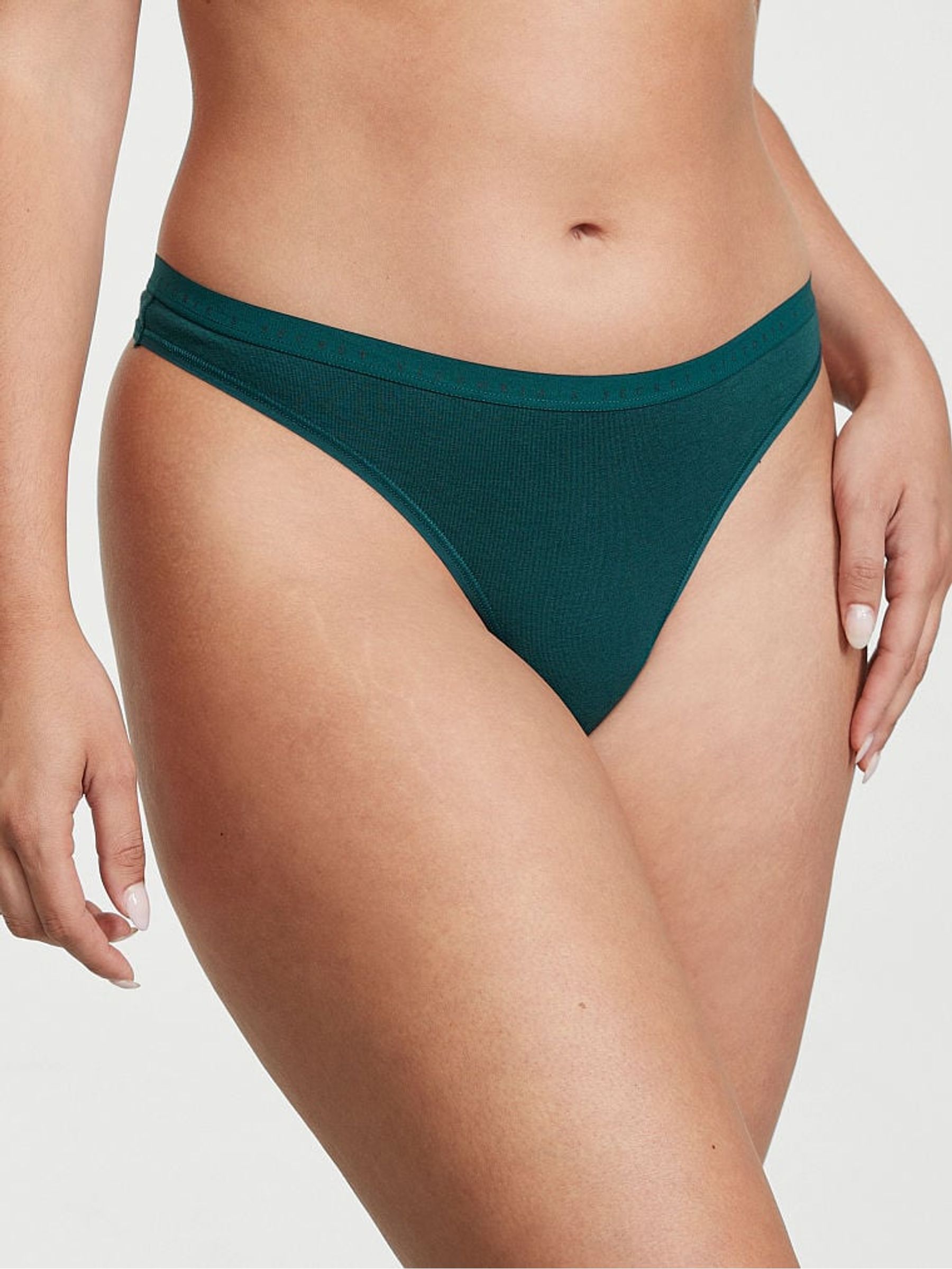 Black Ivy Green Smooth Bikini Knickers - Image 1 of 3