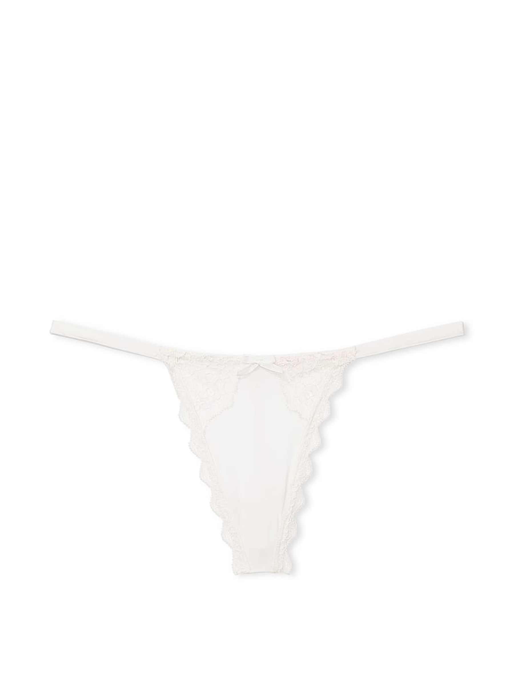 Coconut White G String Knickers - Image 3 of 3