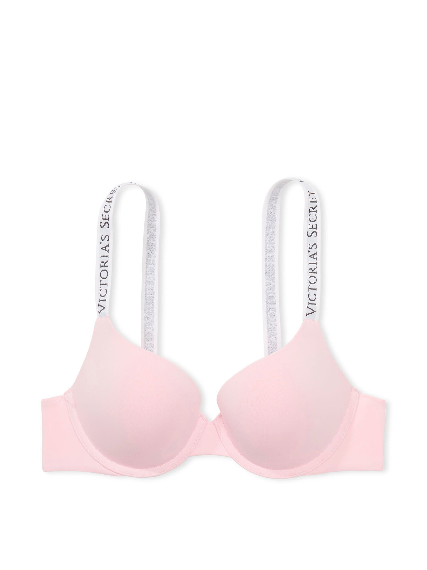 Pretty Blossom Pink and White Full Cup Push Up Bra - Image 3 of 3