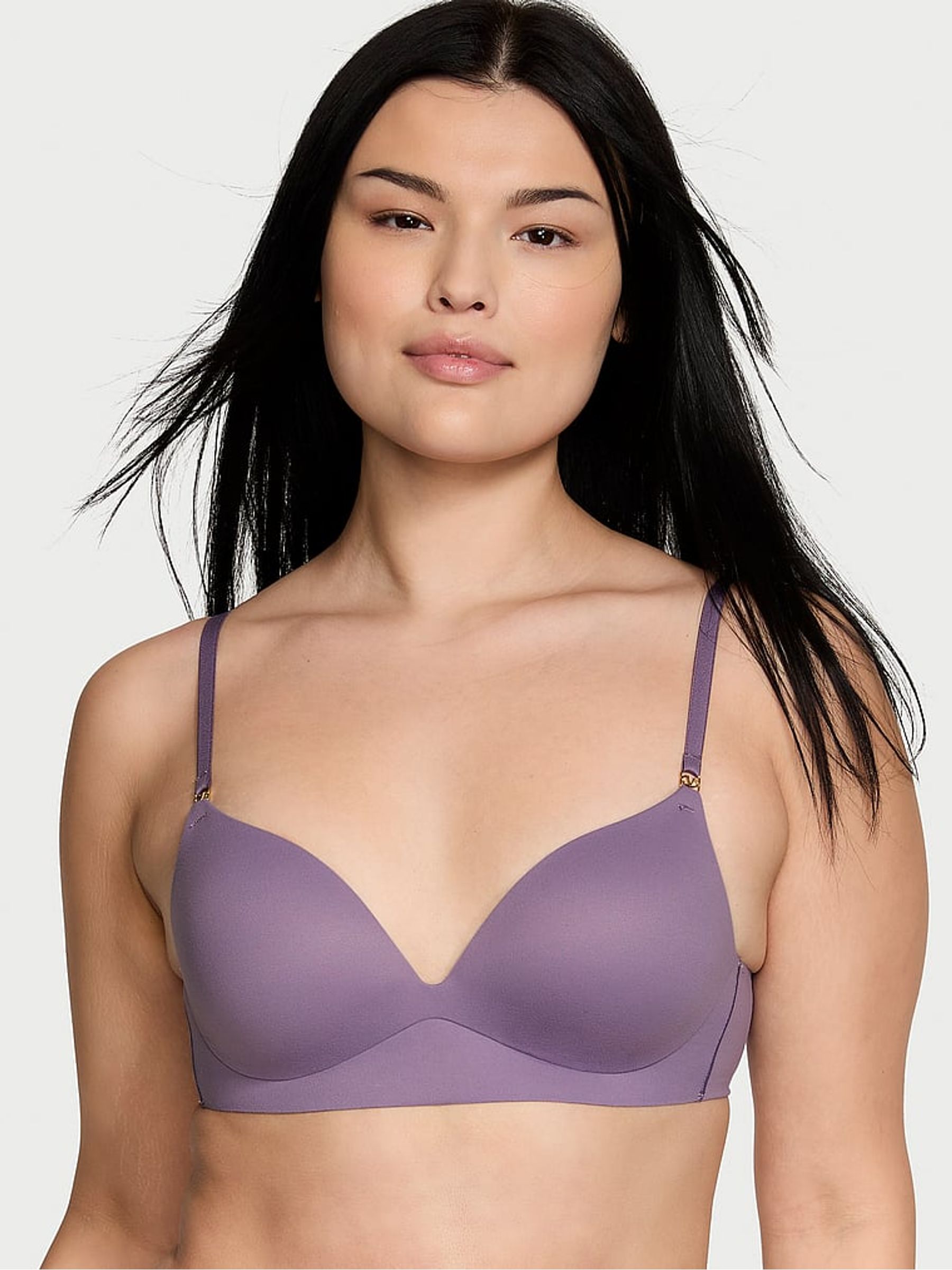 Frozen Plum Purple Non Wired Push Up Bra - Image 1 of 4
