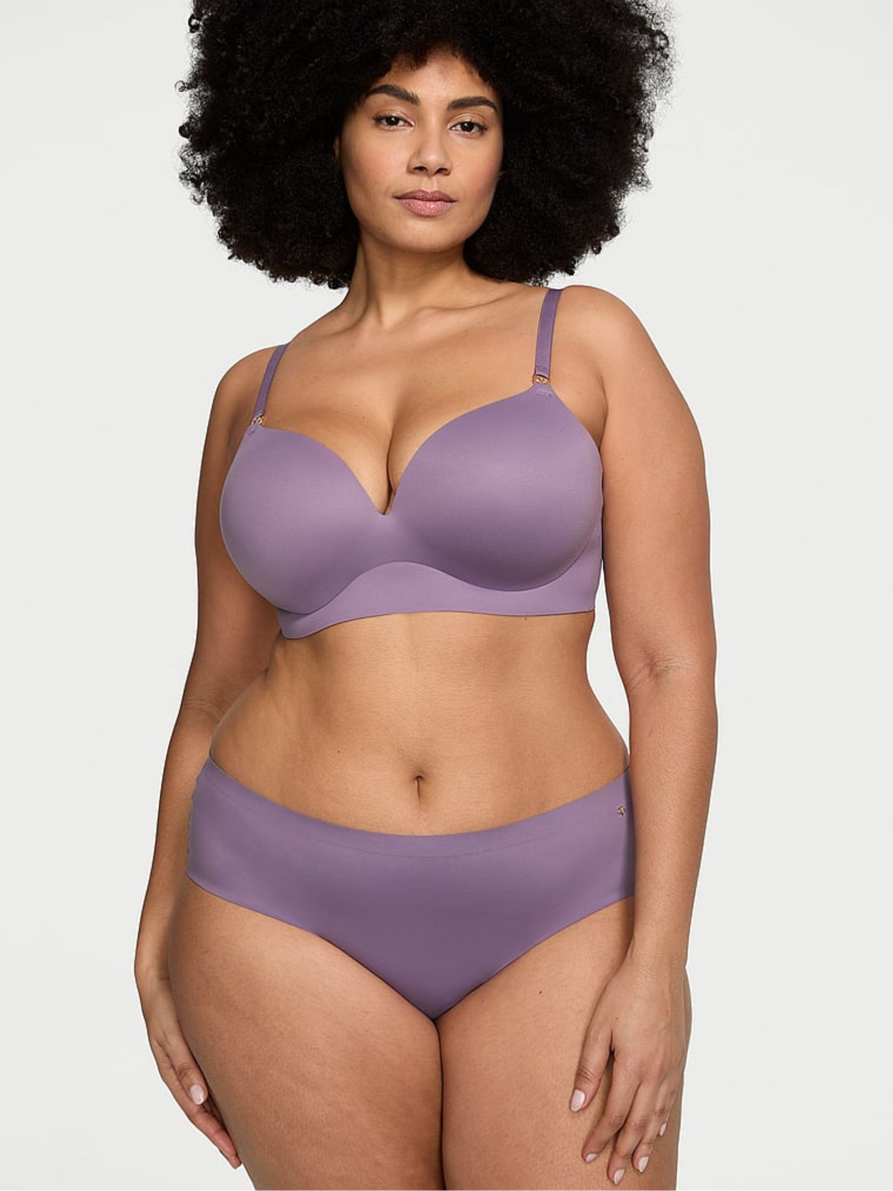 Frozen Plum Purple Non Wired Push Up Bra - Image 3 of 4