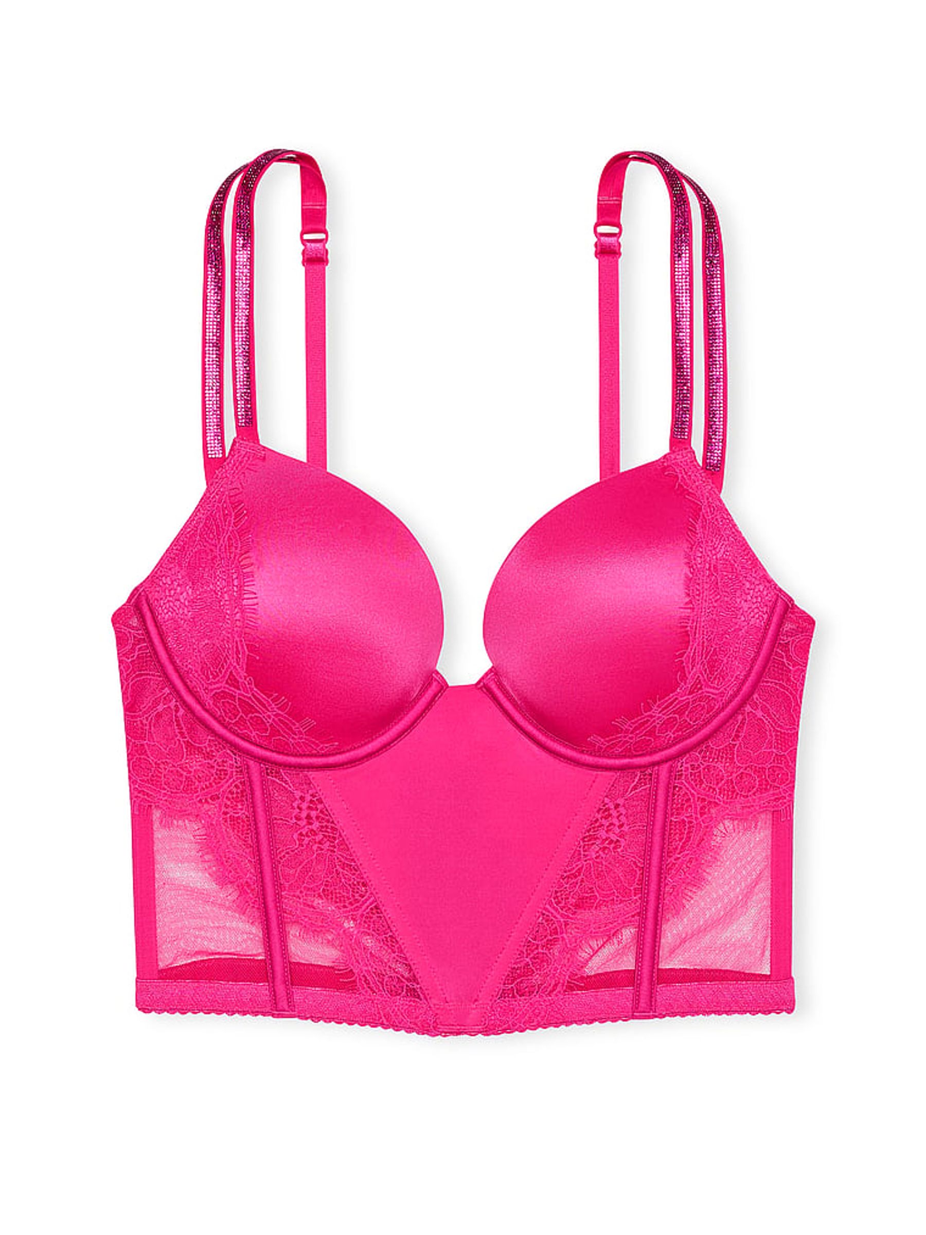 Forever Pink Double Shine Strap Bra Top - Image 3 of 4