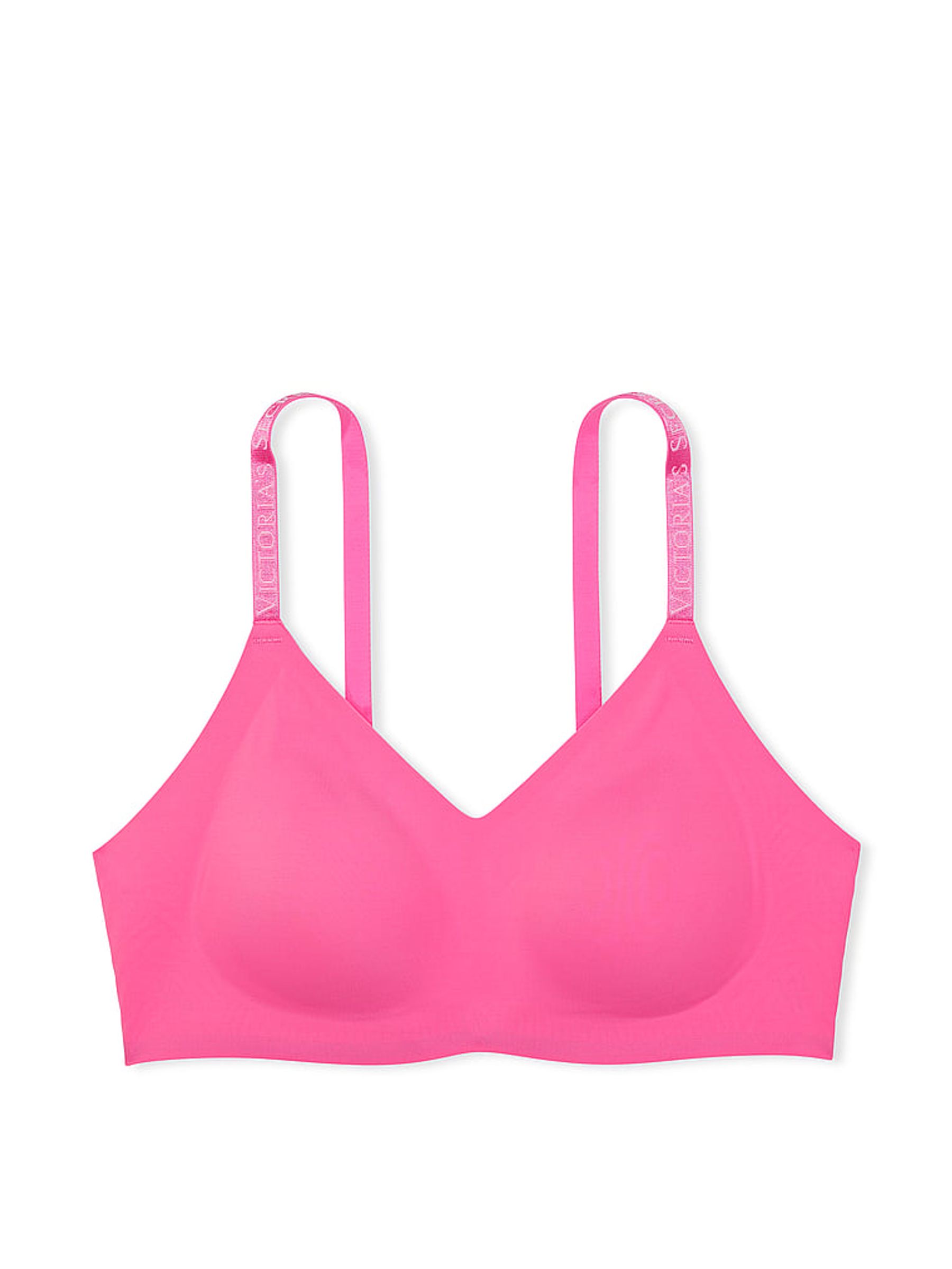 Hollywood Pink Silicone Lightly Lined Lounge Bralette - Image 3 of 3