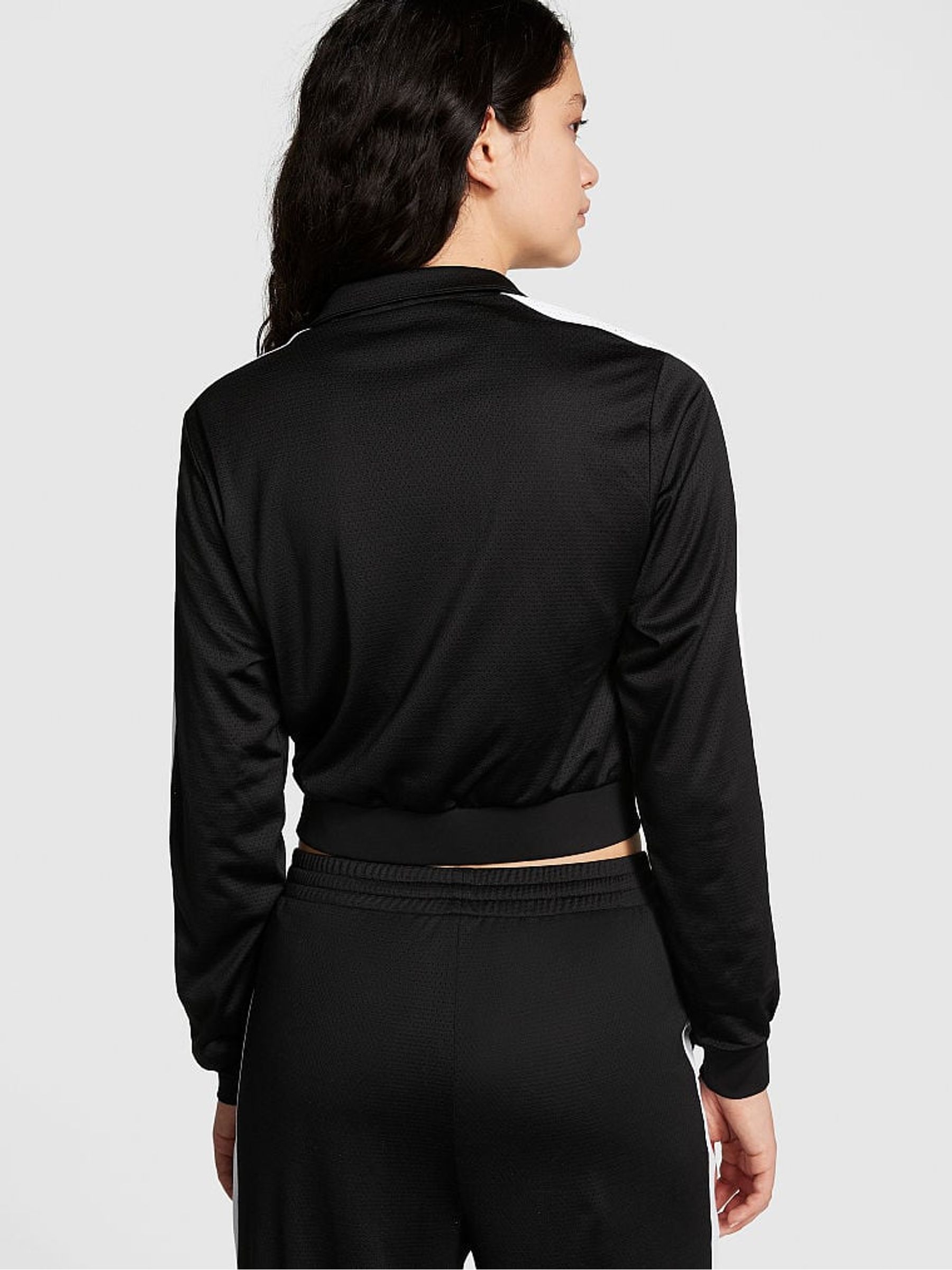 Pure Black Track Suit Jacket - Image 2 of 3
