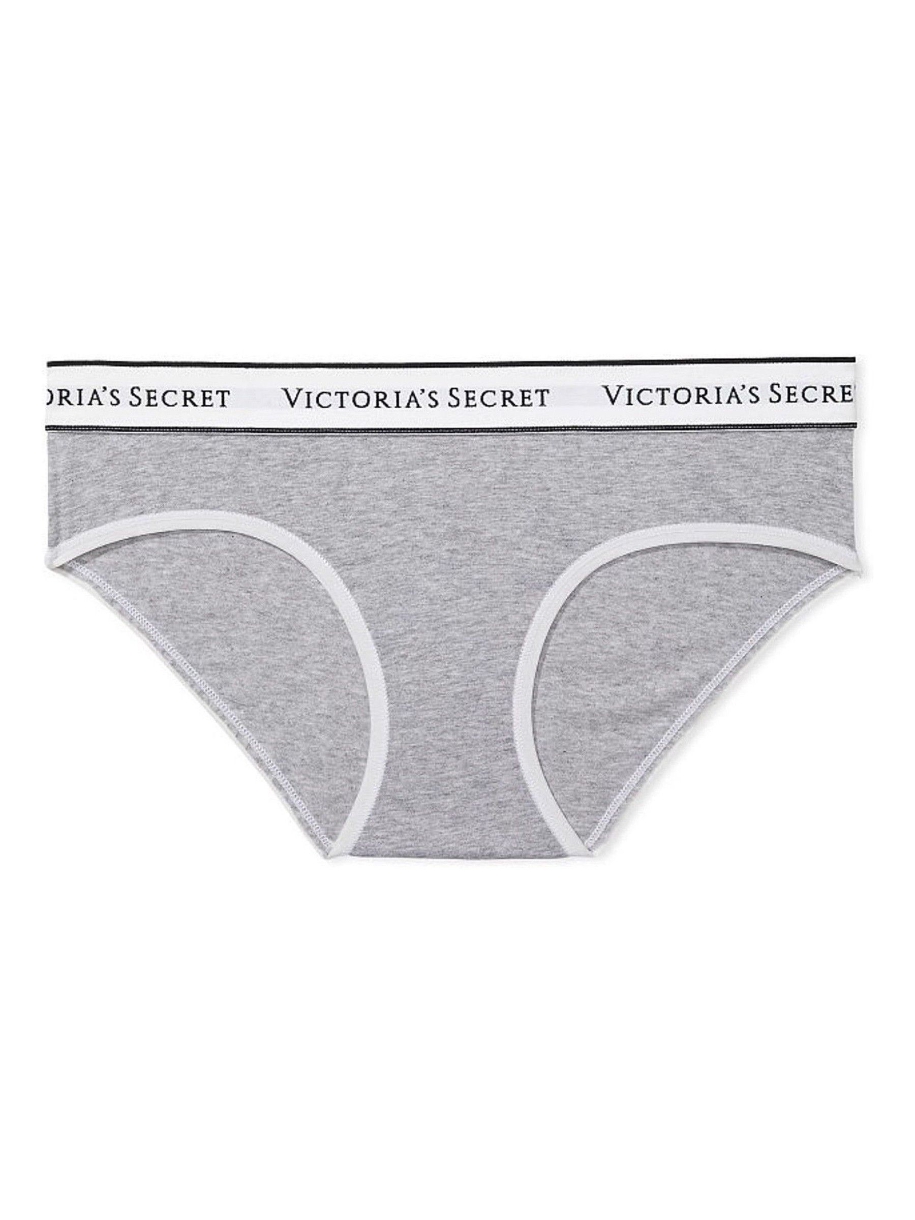 BlackWhiteGreyNude Hipster Logo 4 Pack Knickers - Image 2 of 4