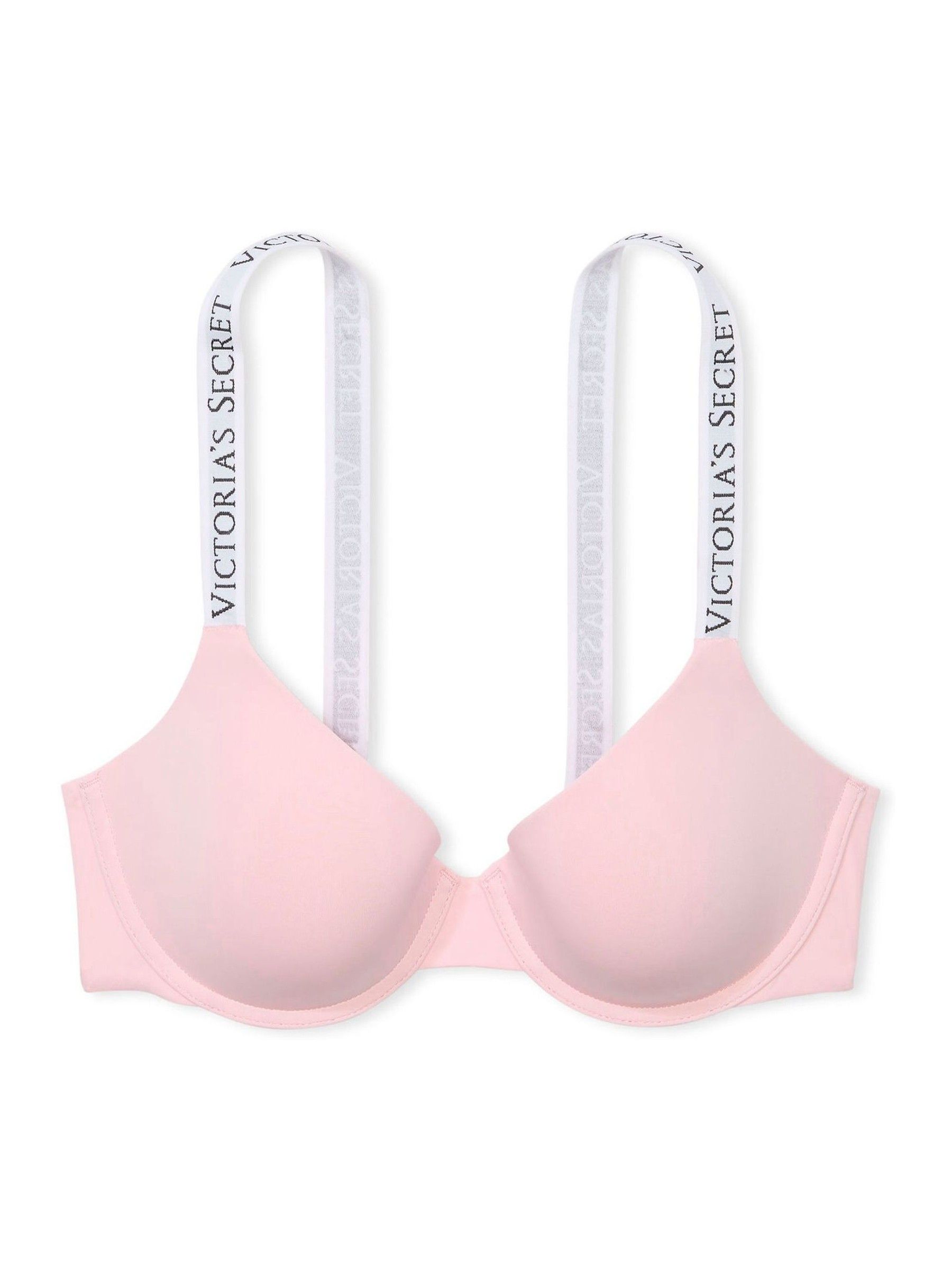 Pretty Blossom Pink and White Demi Lightly Lined Bra - Image 3 of 3