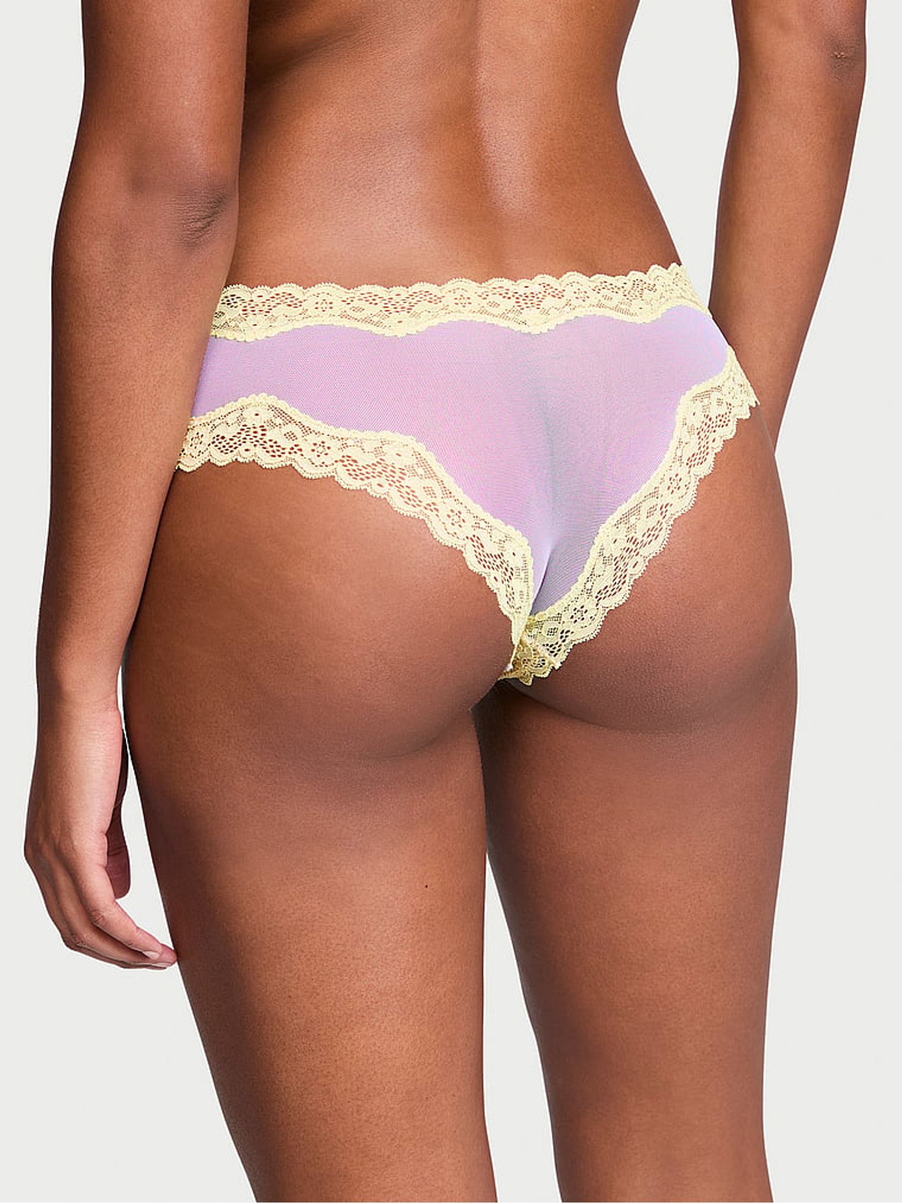 Unicorn Purple Mesh Cheeky Knickers - Image 2 of 3