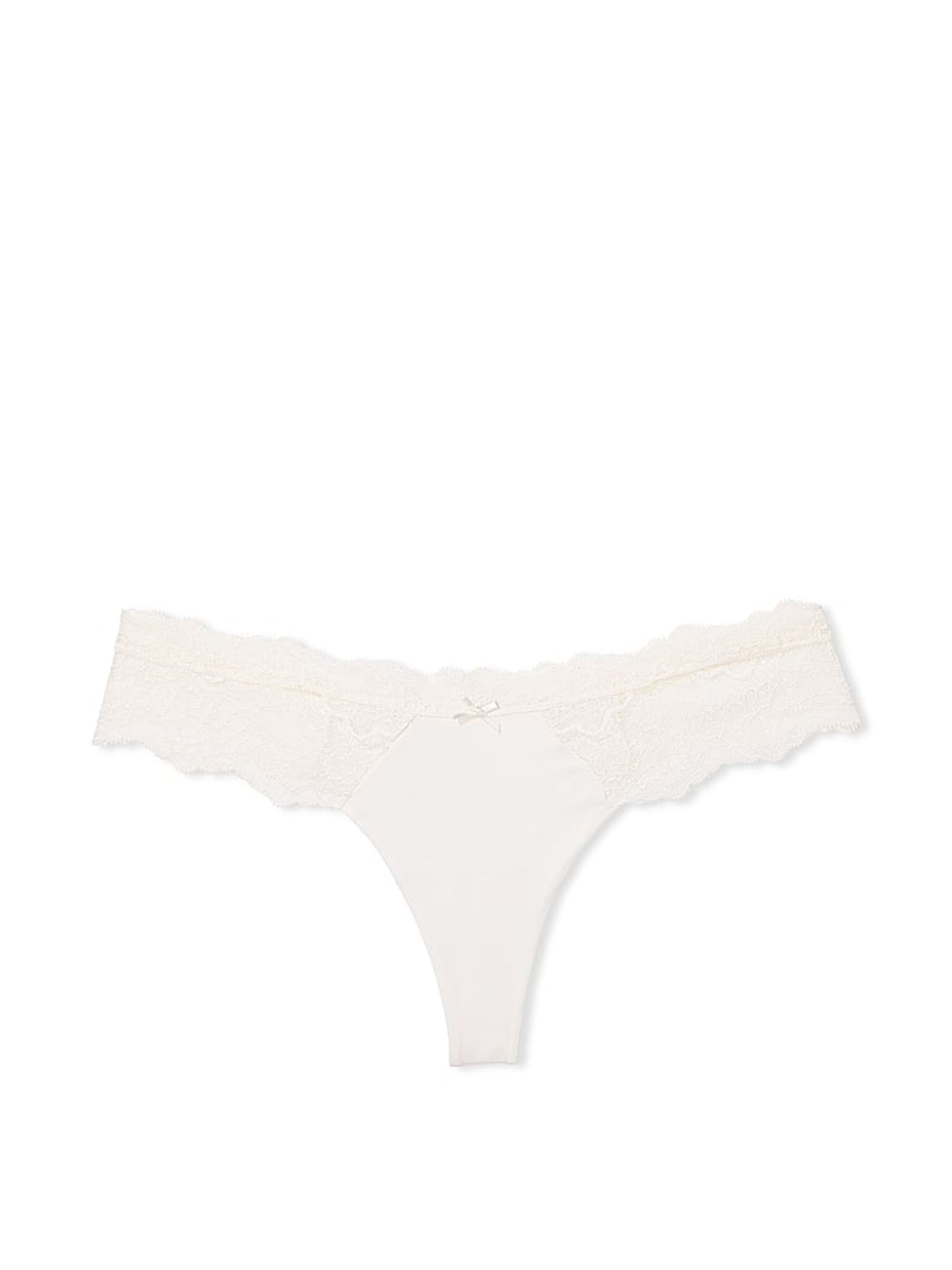 Coconut White Thong Knickers - Image 3 of 3
