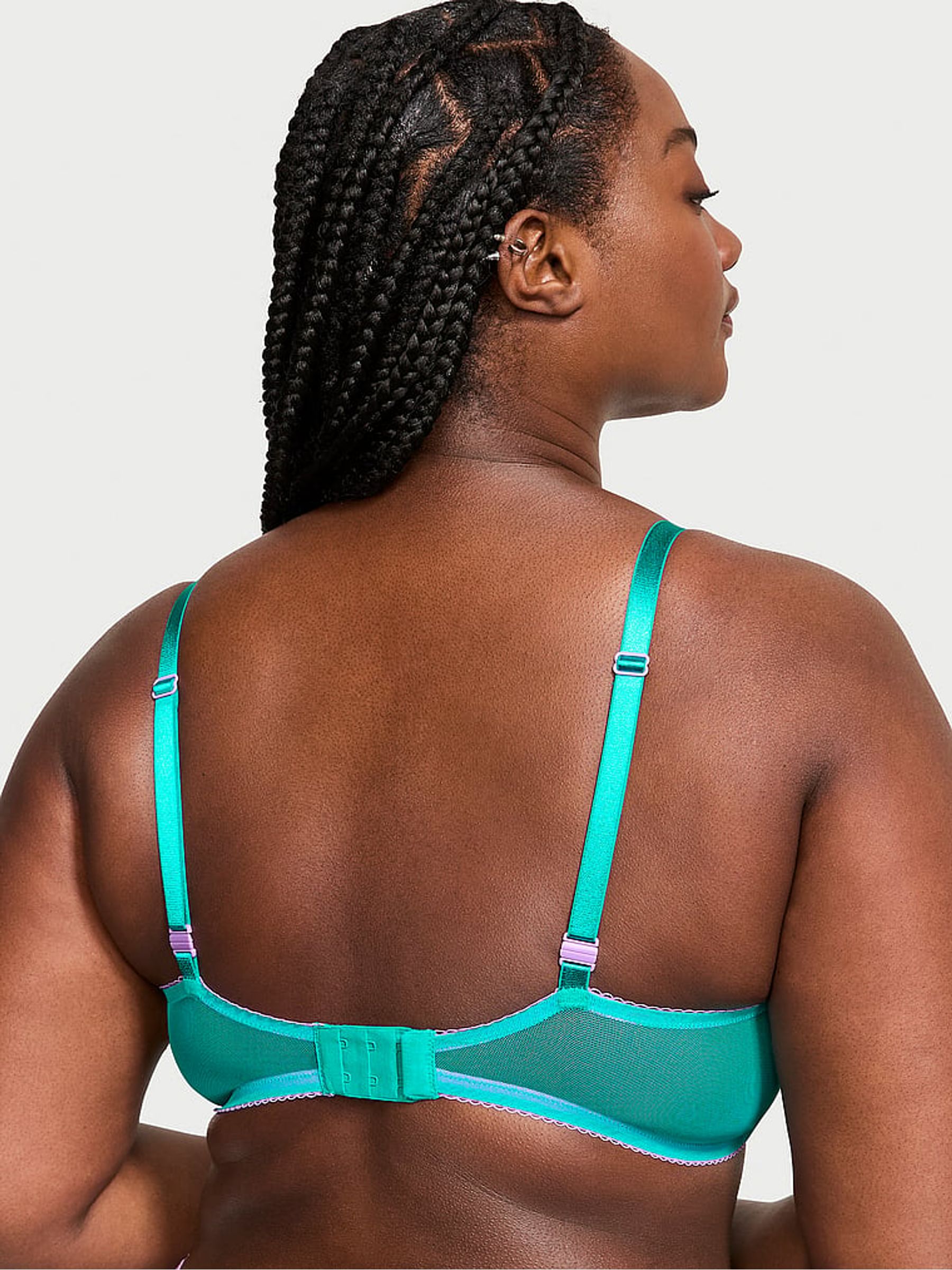 Capri Sea Blue Balcony Bra - Image 2 of 3