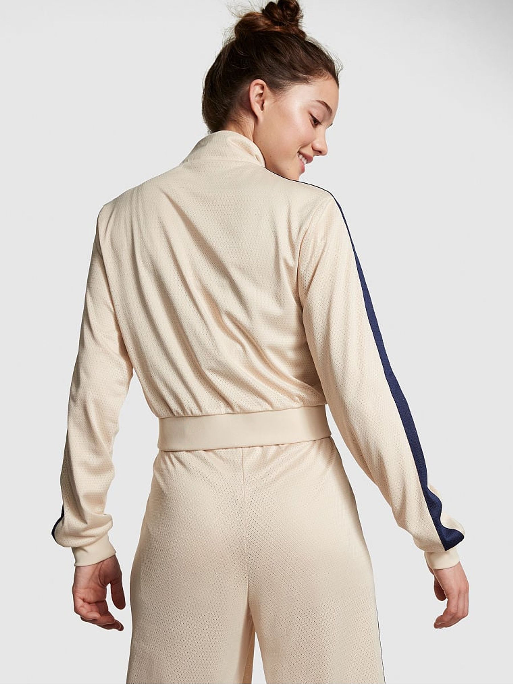 Canvas Cream Track Suit Jacket - Image 2 of 3
