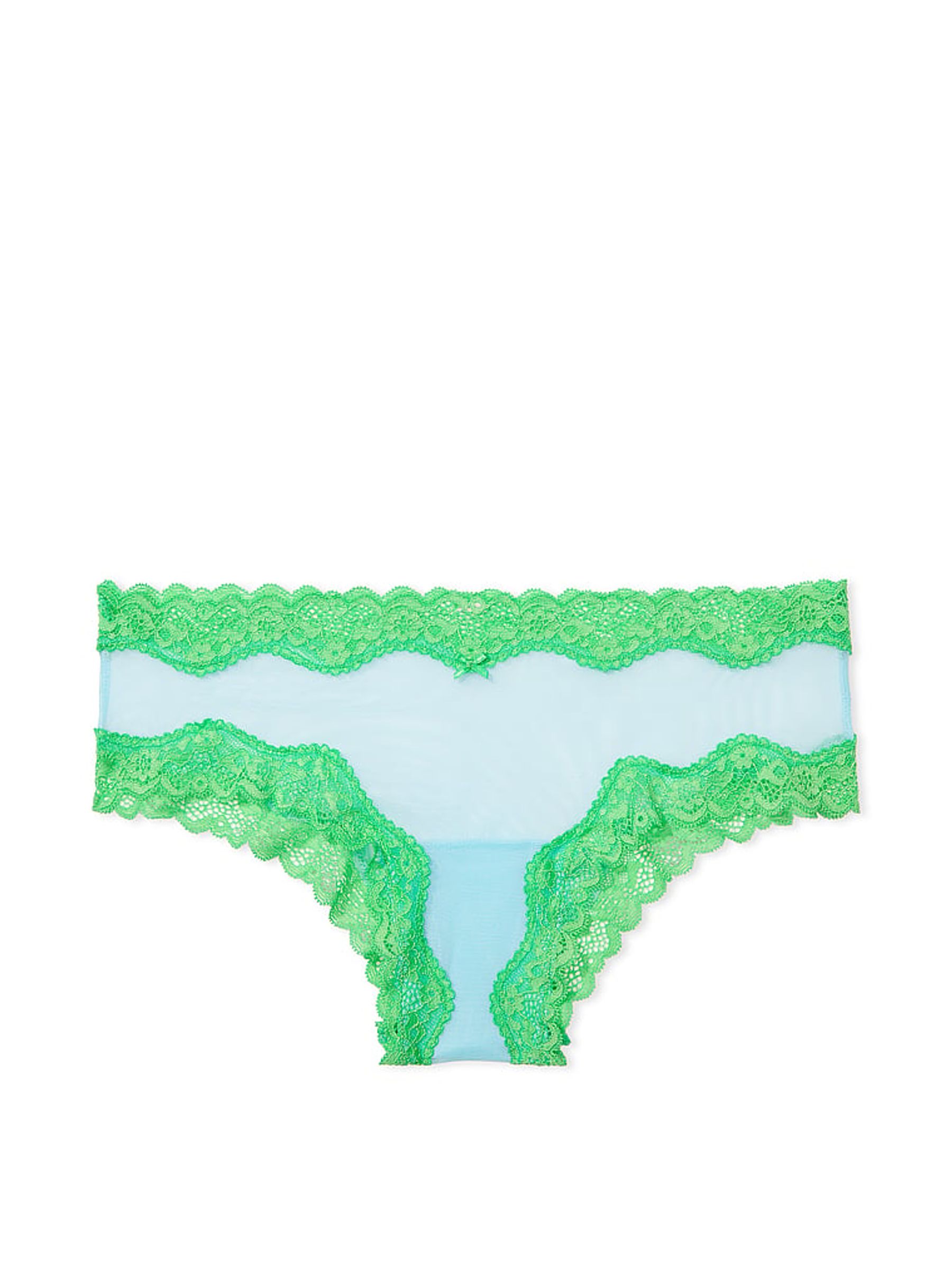 Cool Down Blue Mesh Cheeky Knickers - Image 3 of 3