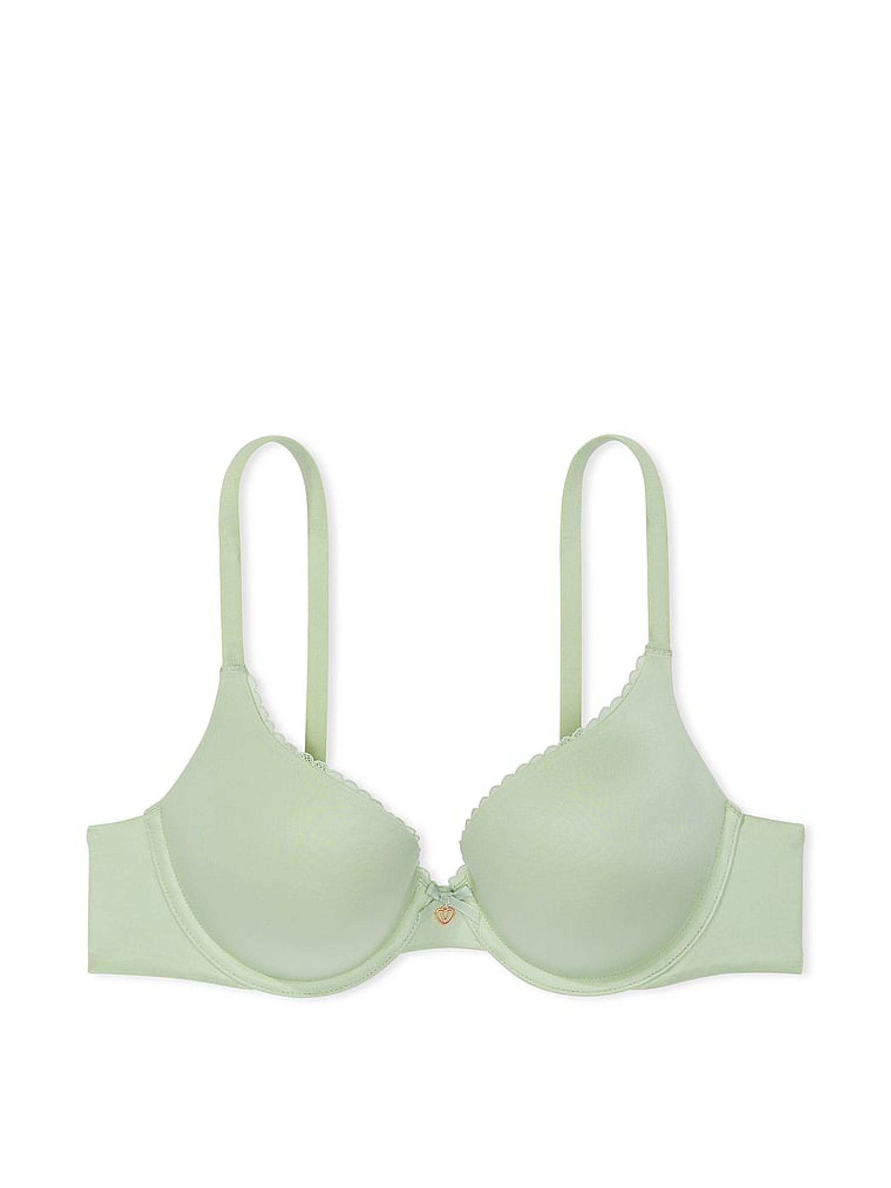 Soft Green Full Cup Push Up Bra - Image 4 of 4