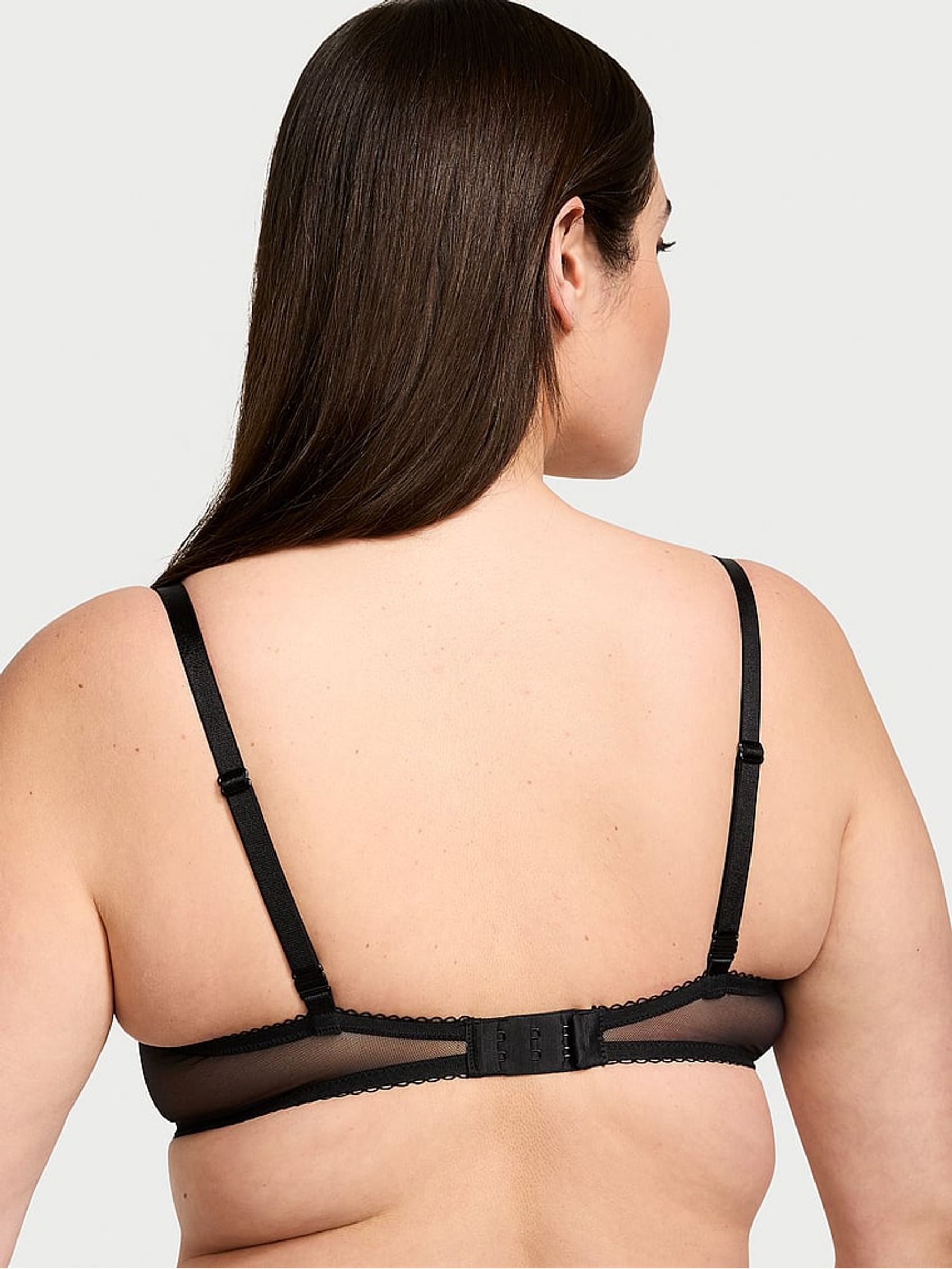 Black Balcony Bra - Image 2 of 4
