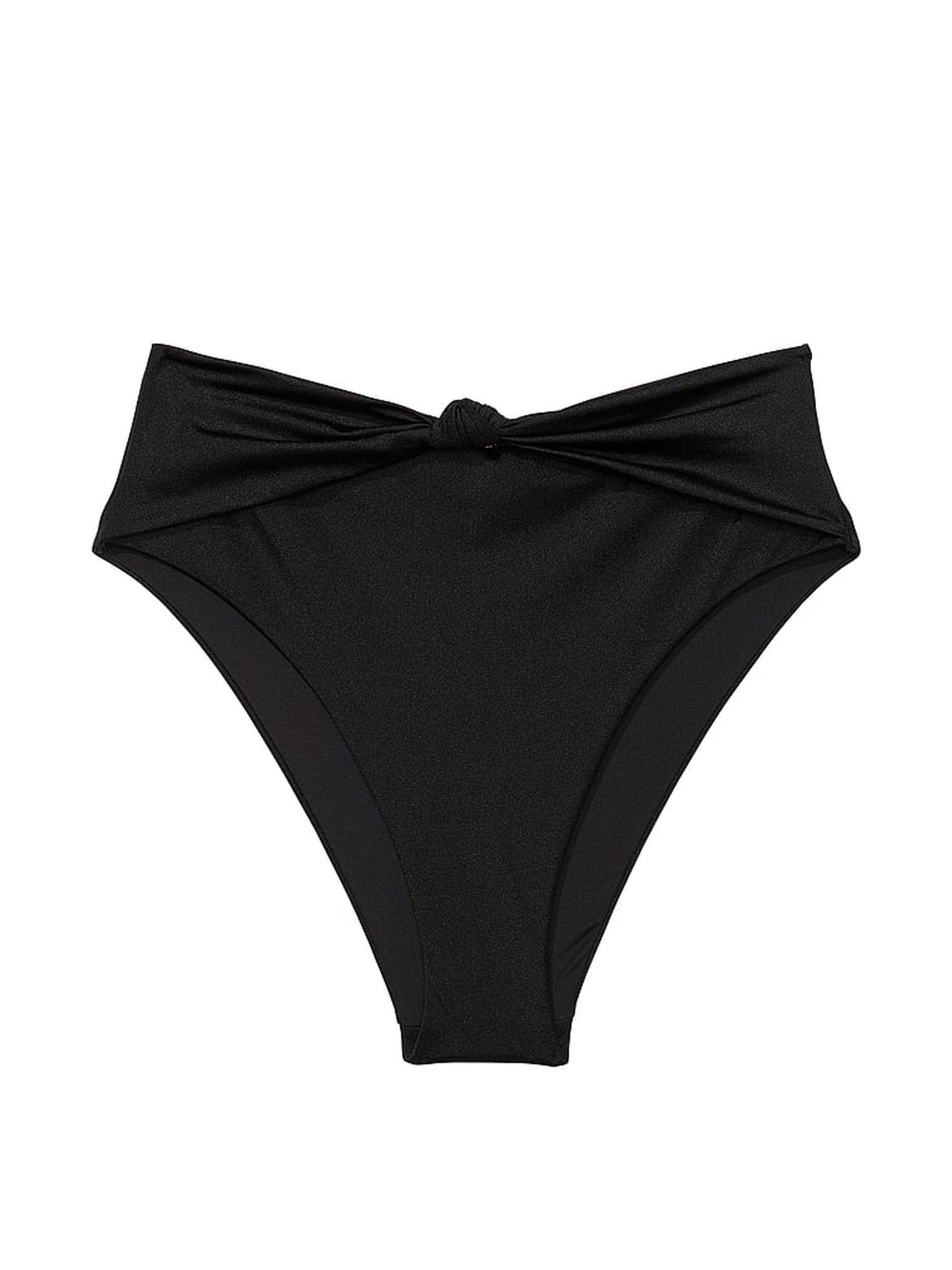Nero Black High Waisted Swim Bikini Bottom - Image 1 of 1