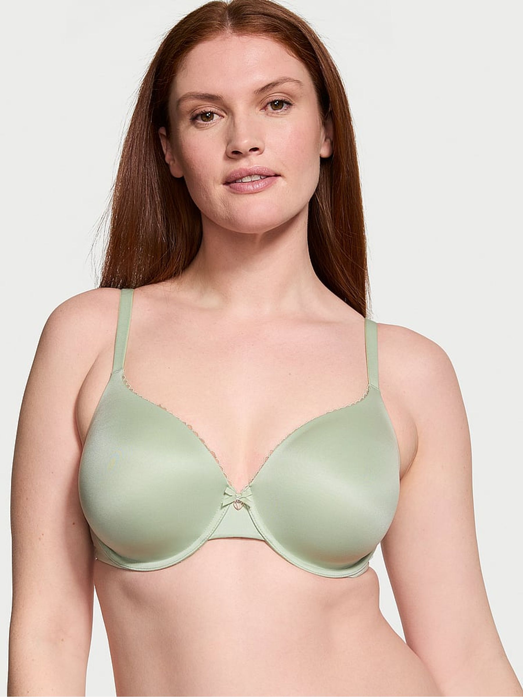 Soft Green Lightly Lined Full Cup Bra - Image 1 of 4