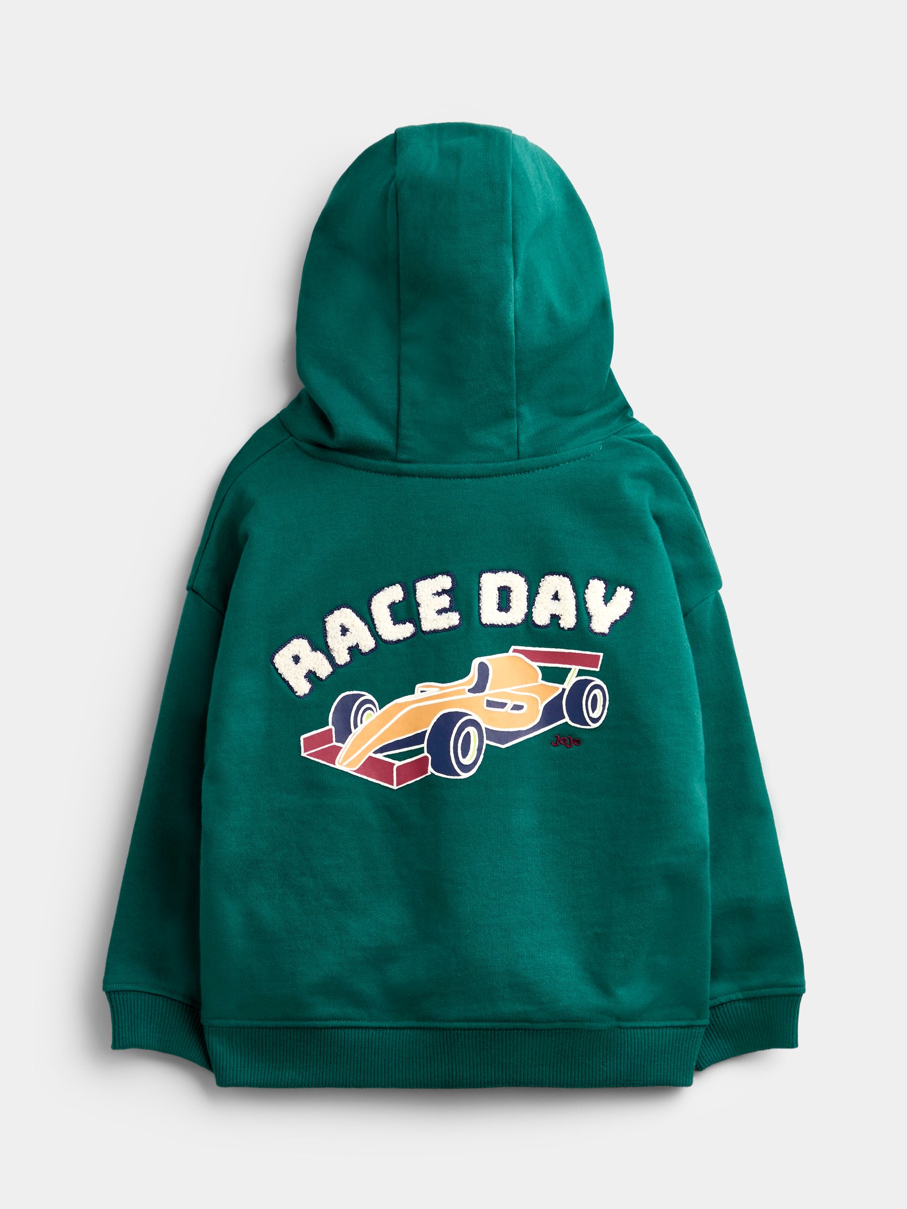 Dark Green Race Day Race Day Hoodie - Image 2 of 5 Dark Green Race Day Race Day Hoodie - Image 2 of 5