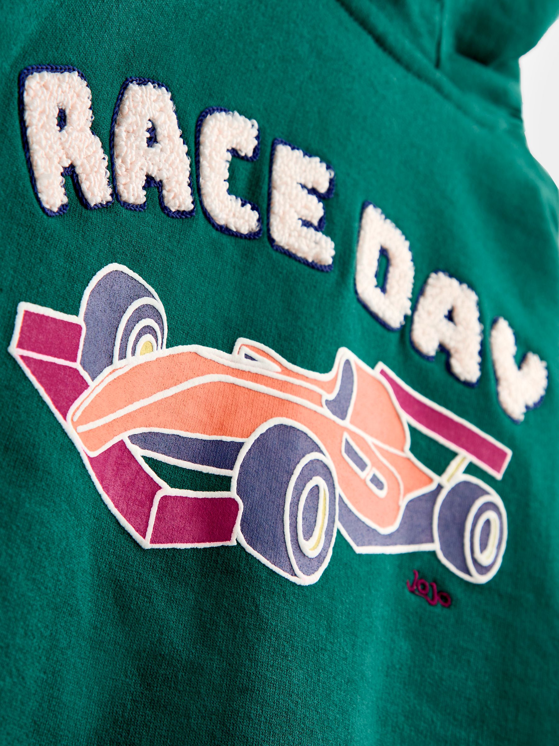 Dark Green Race Day Race Day Hoodie - Image 5 of 5 Dark Green Race Day Race Day Hoodie - Image 5 of 5