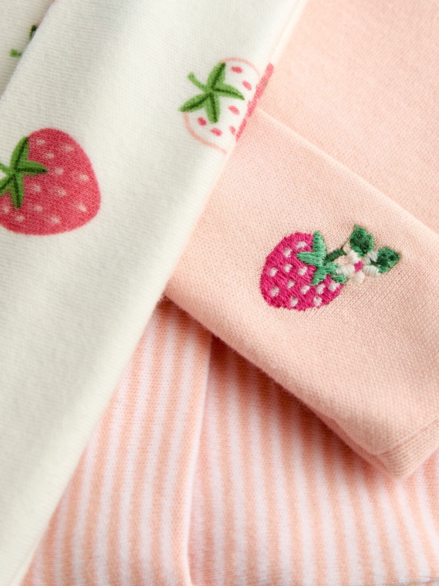 Pink Strawberry 3-Pack Hats - Image 8 of 8