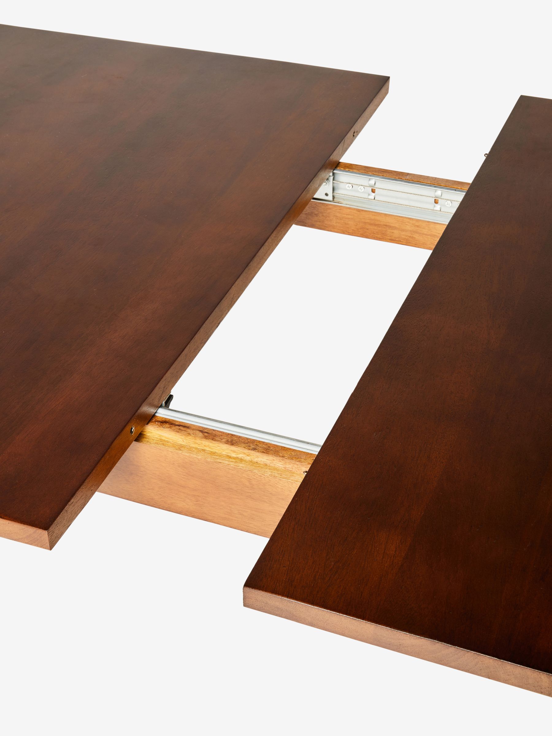 Lucien 6 to 8 Extending Dining Table in Dark Mango Wood - Image 4 of 6