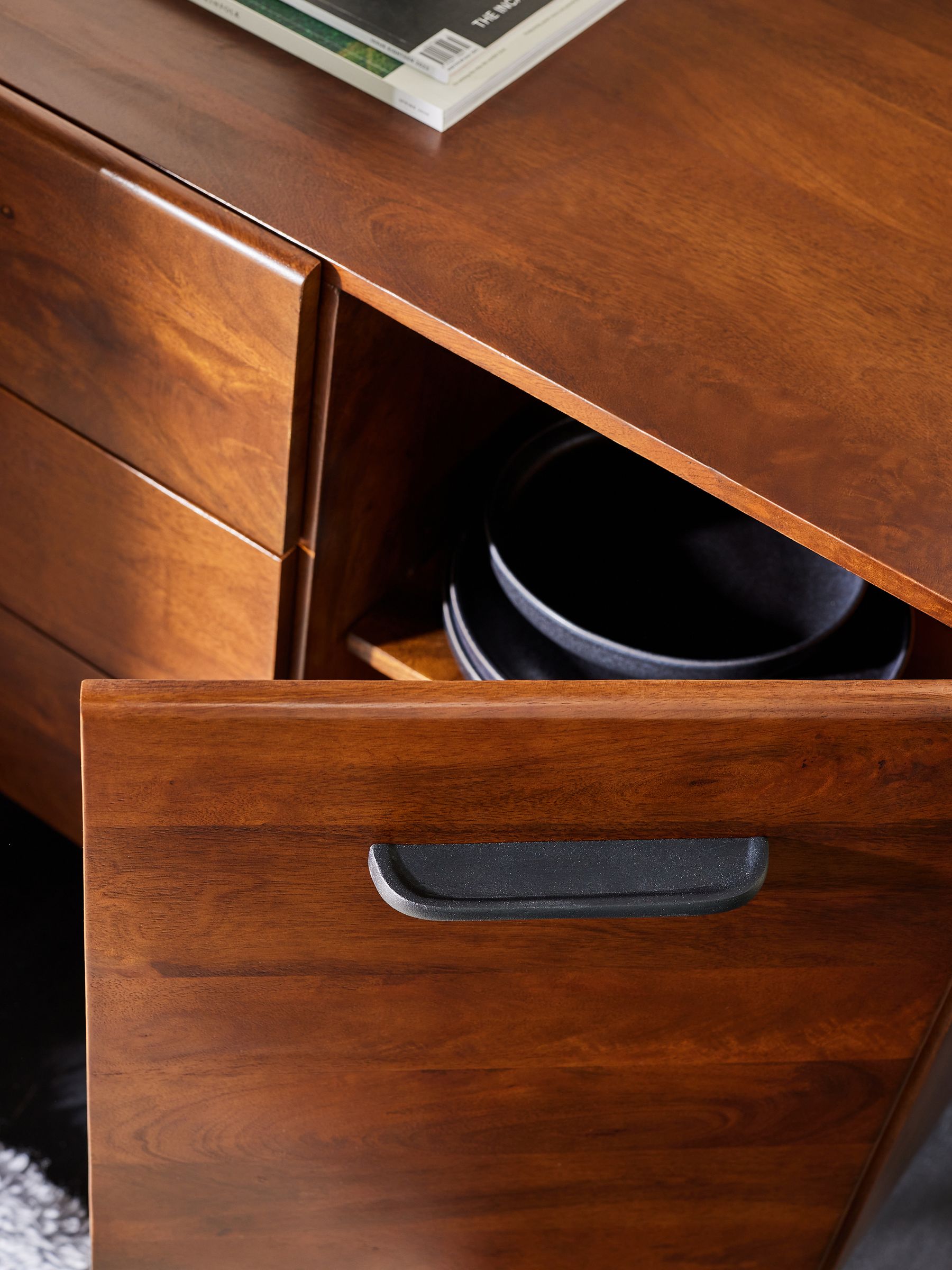 Lucien Large Sideboard in Dark Mango Wood - Image 2 of 2